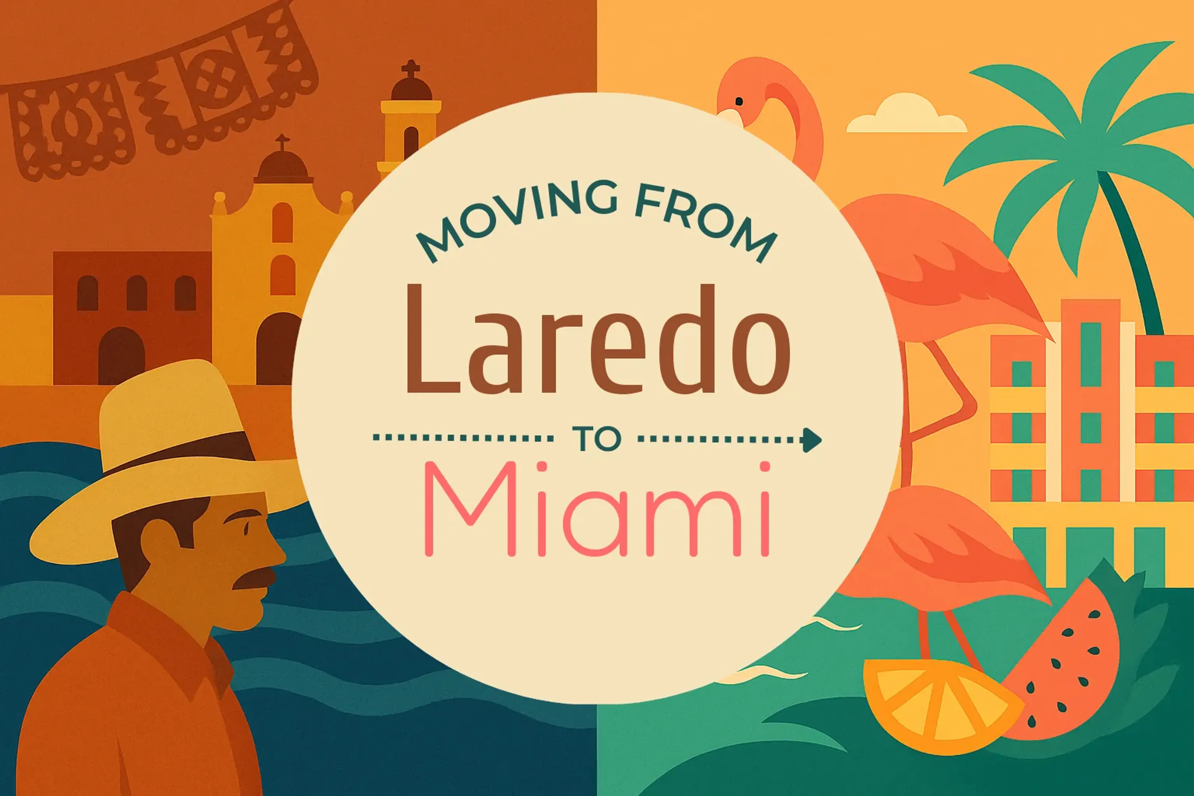 Side-by-side comparison of Laredo to Miami moving companies
