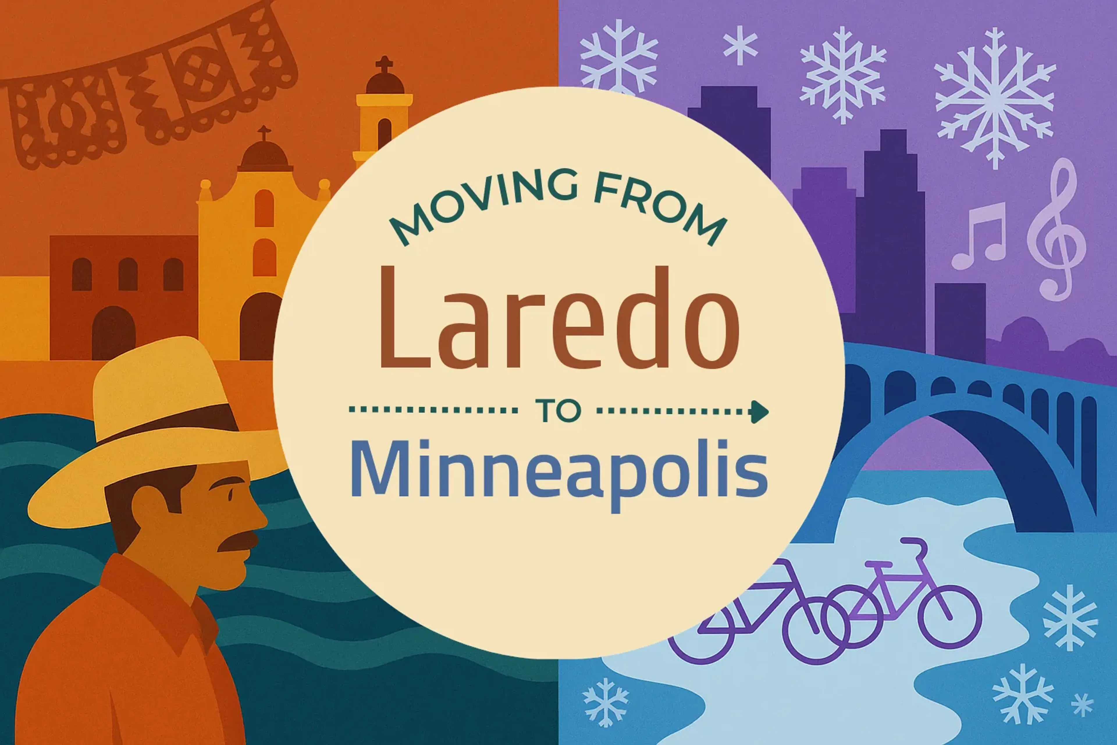 Side-by-side comparison of Laredo to Minneapolis moving companies
