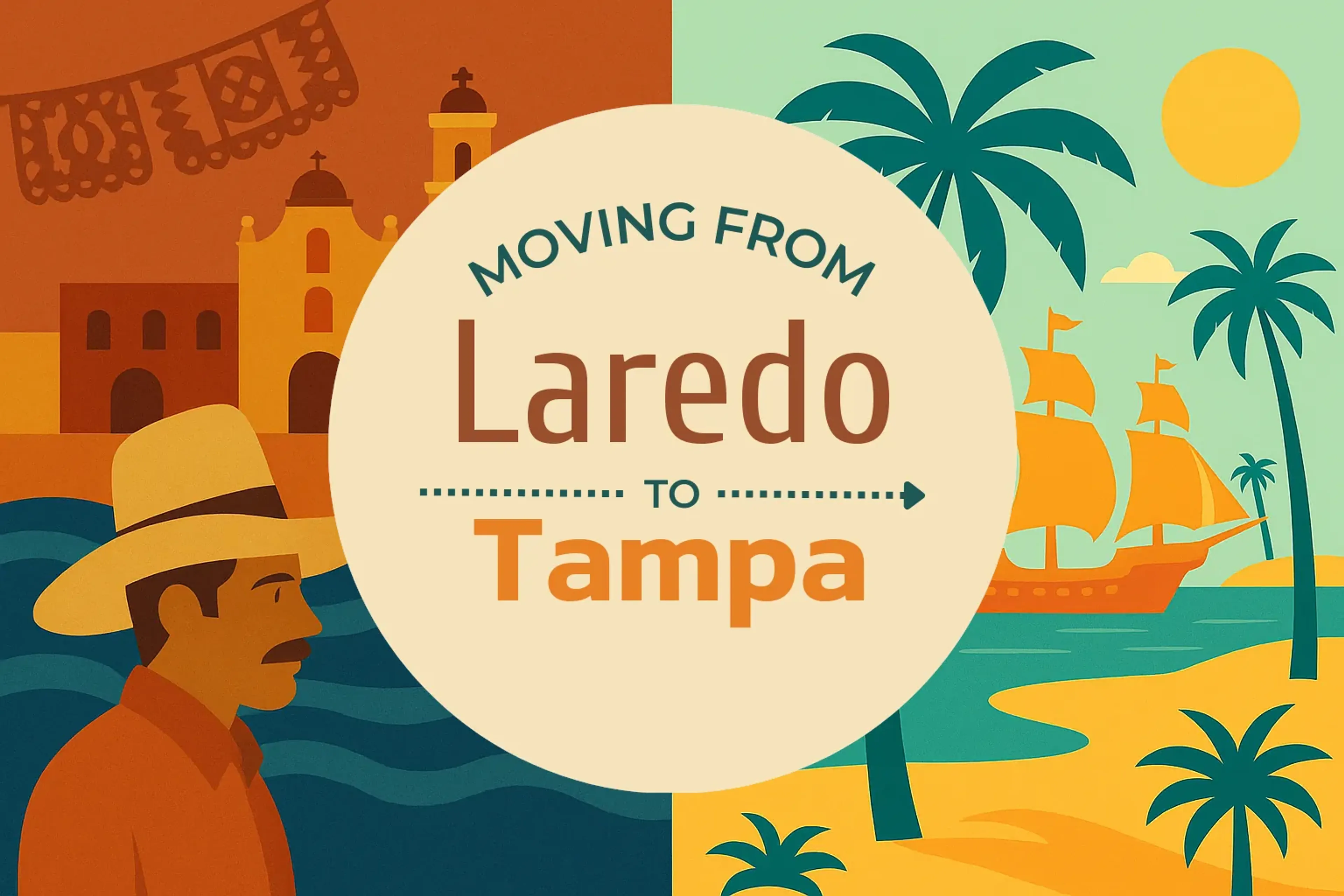 Side-by-side comparison of Laredo to Tampa moving companies