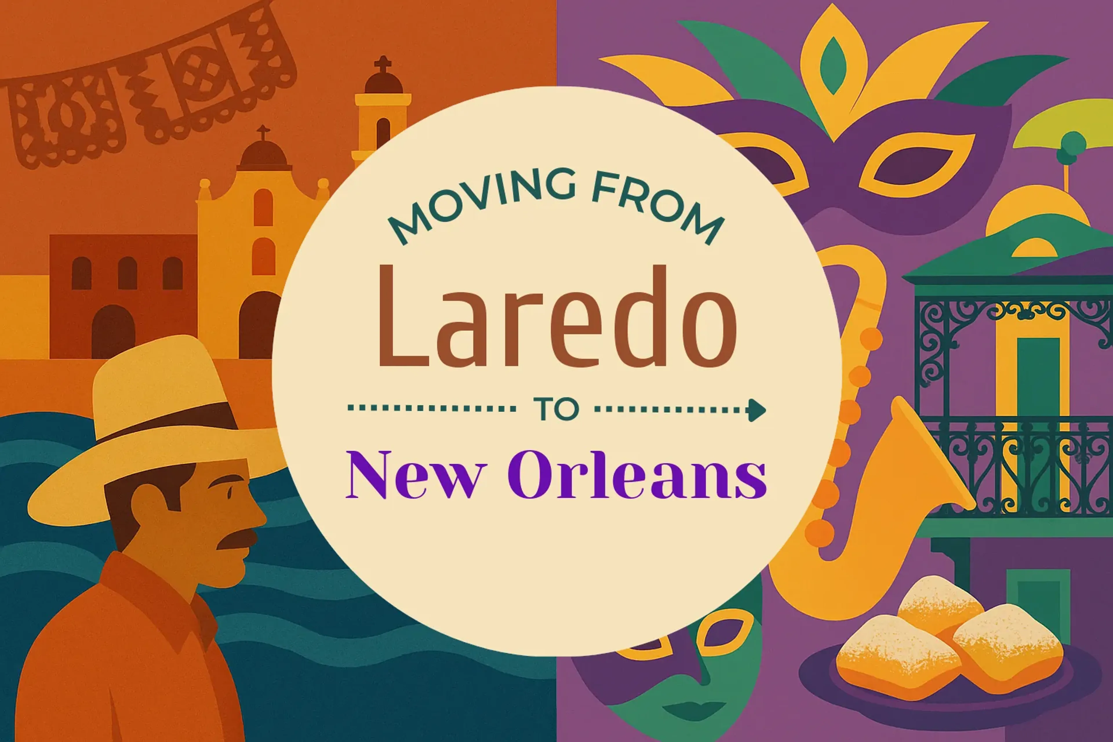 Side-by-side comparison of Laredo to New Orleans moving companies