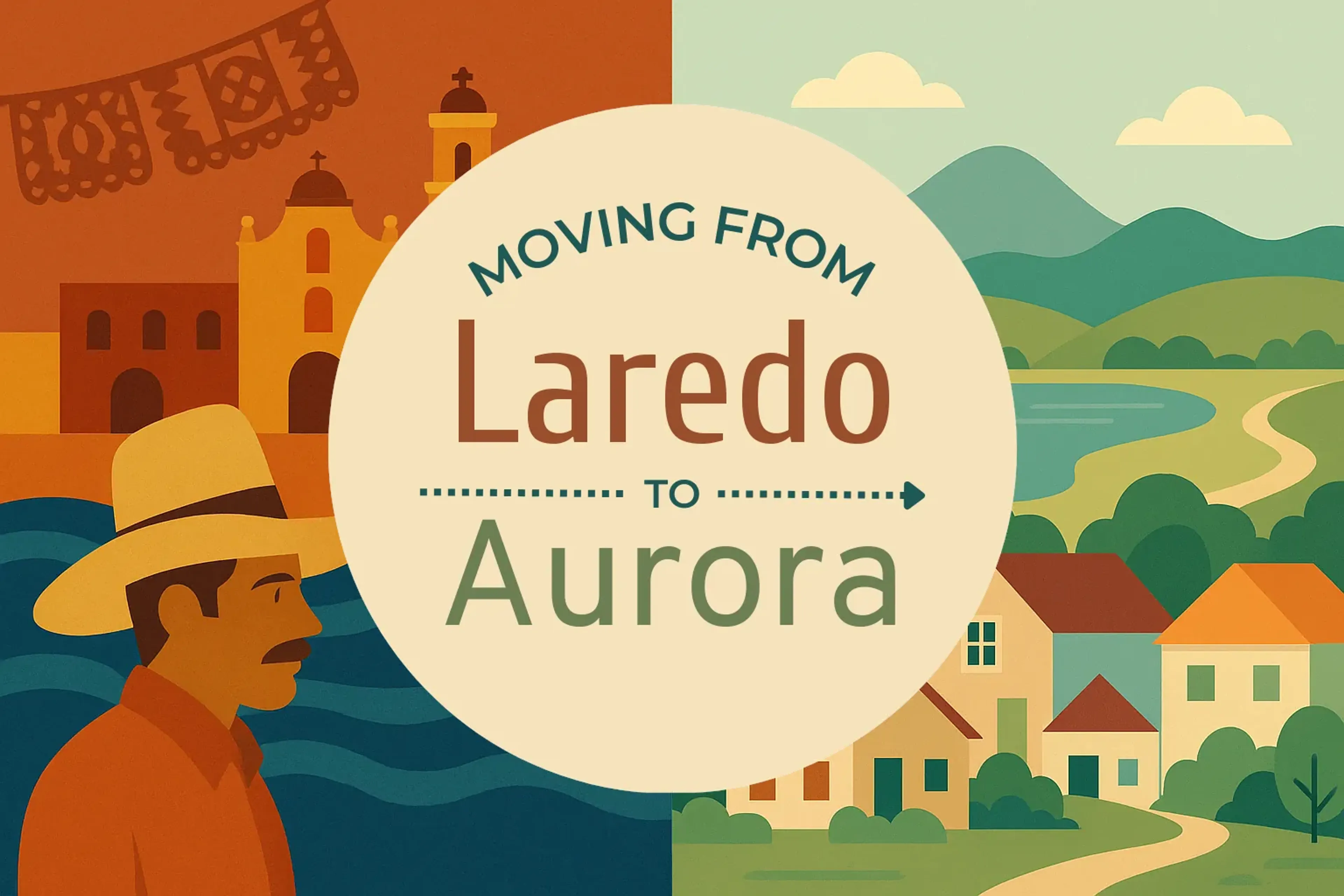 Side-by-side comparison of Laredo to Aurora moving companies