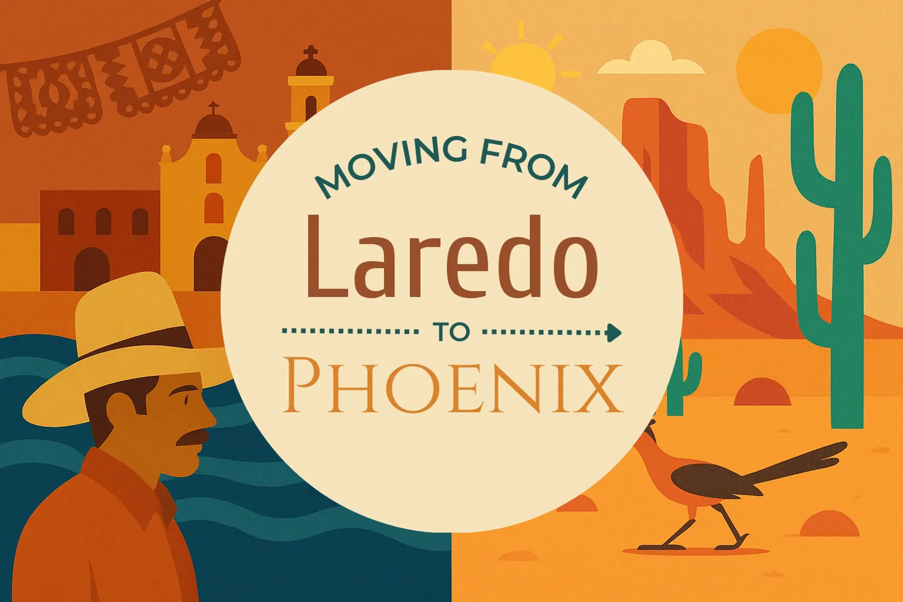 Side-by-side comparison of Laredo to Phoenix moving companies