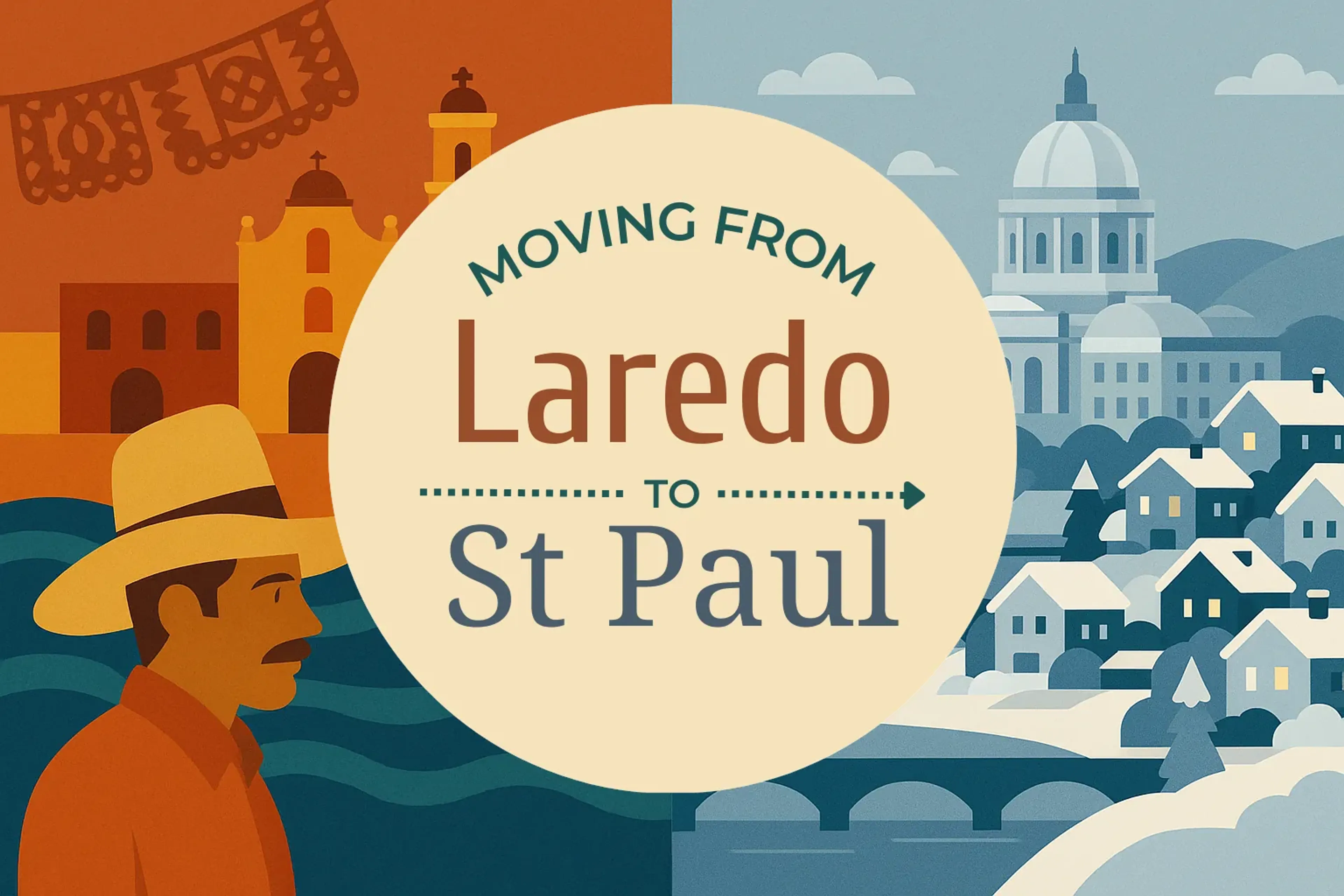 Side-by-side comparison of Laredo to St. Paul moving companies
