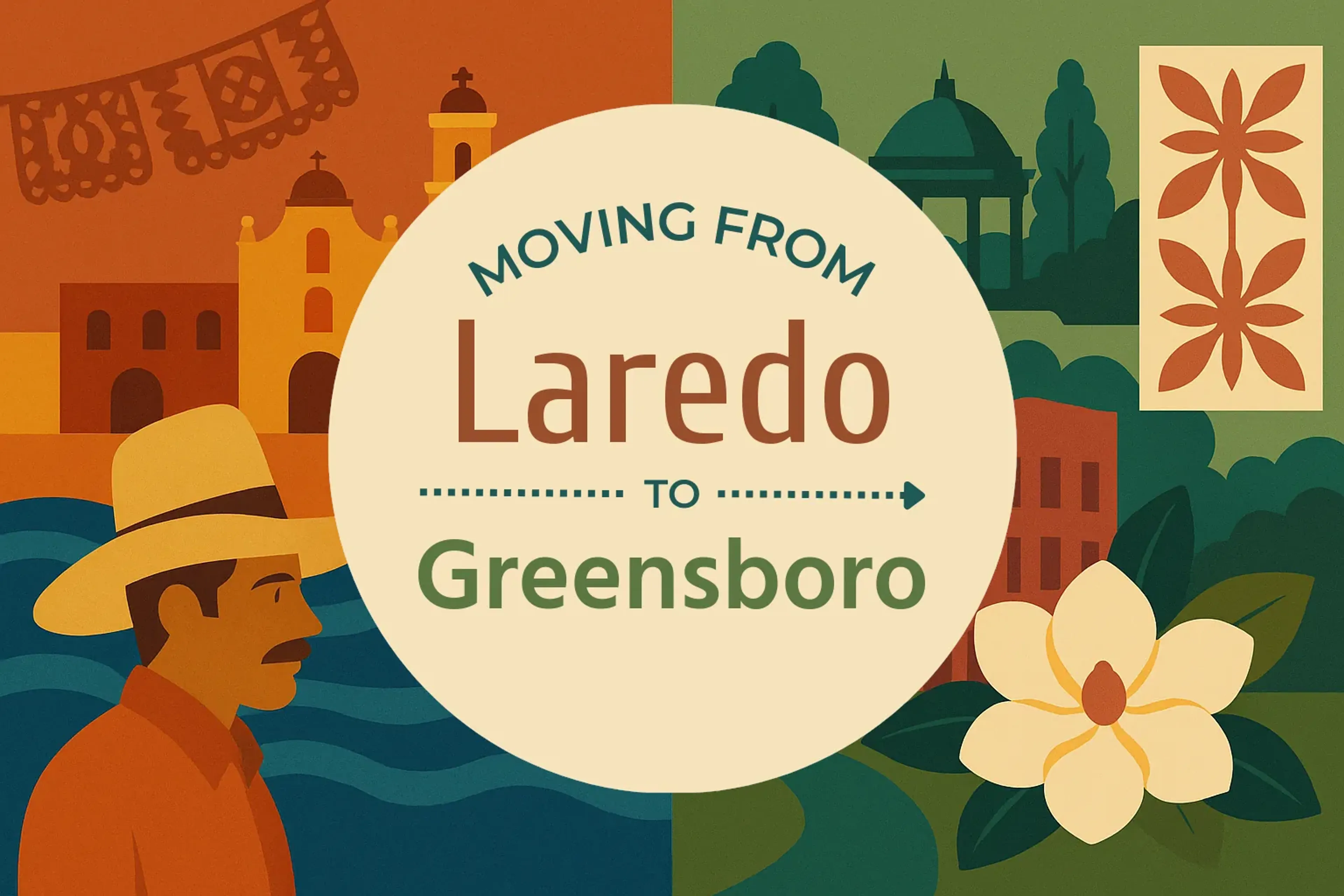 Side-by-side comparison of Laredo to Greensboro moving companies