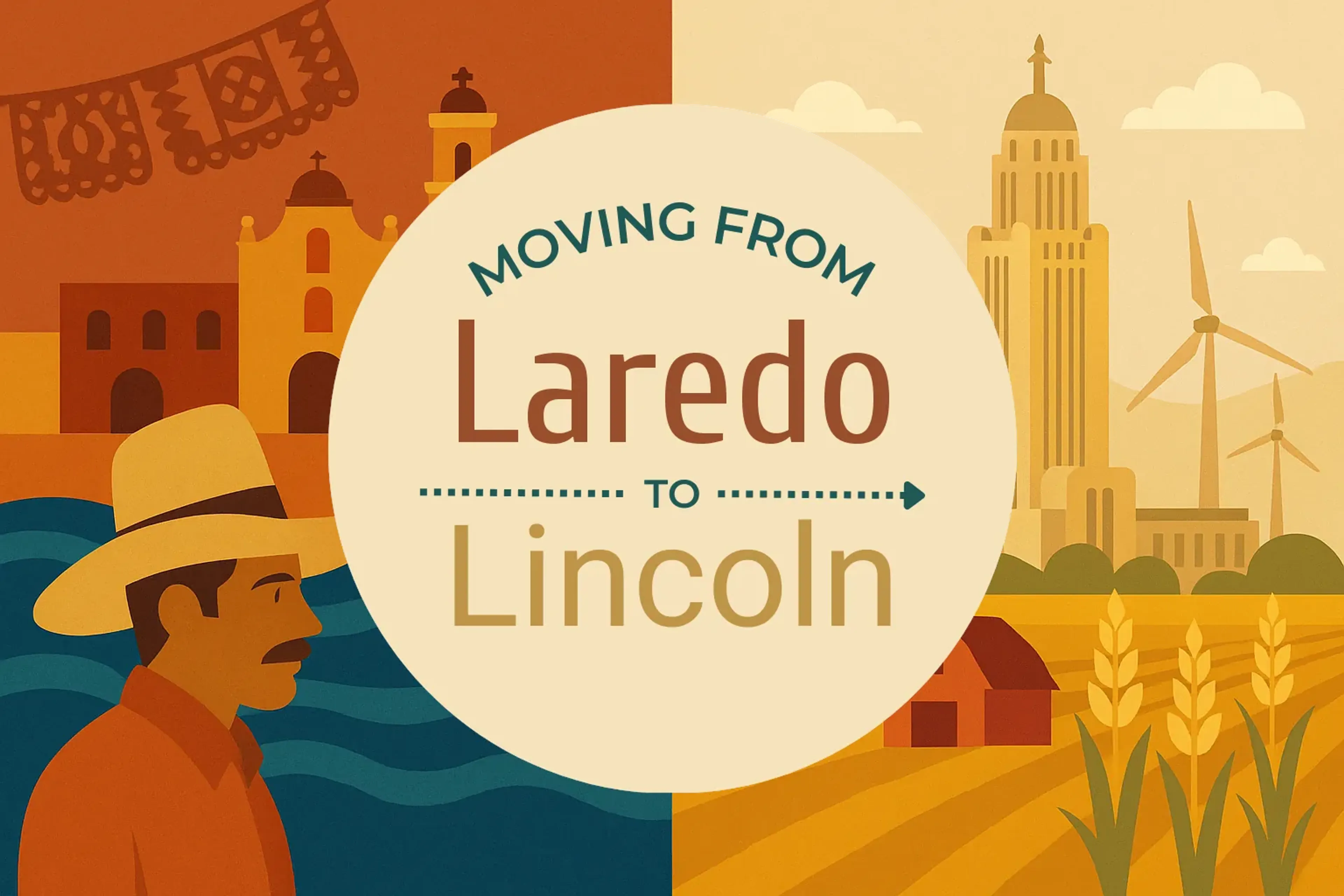 Side-by-side comparison of Laredo to Lincoln moving companies