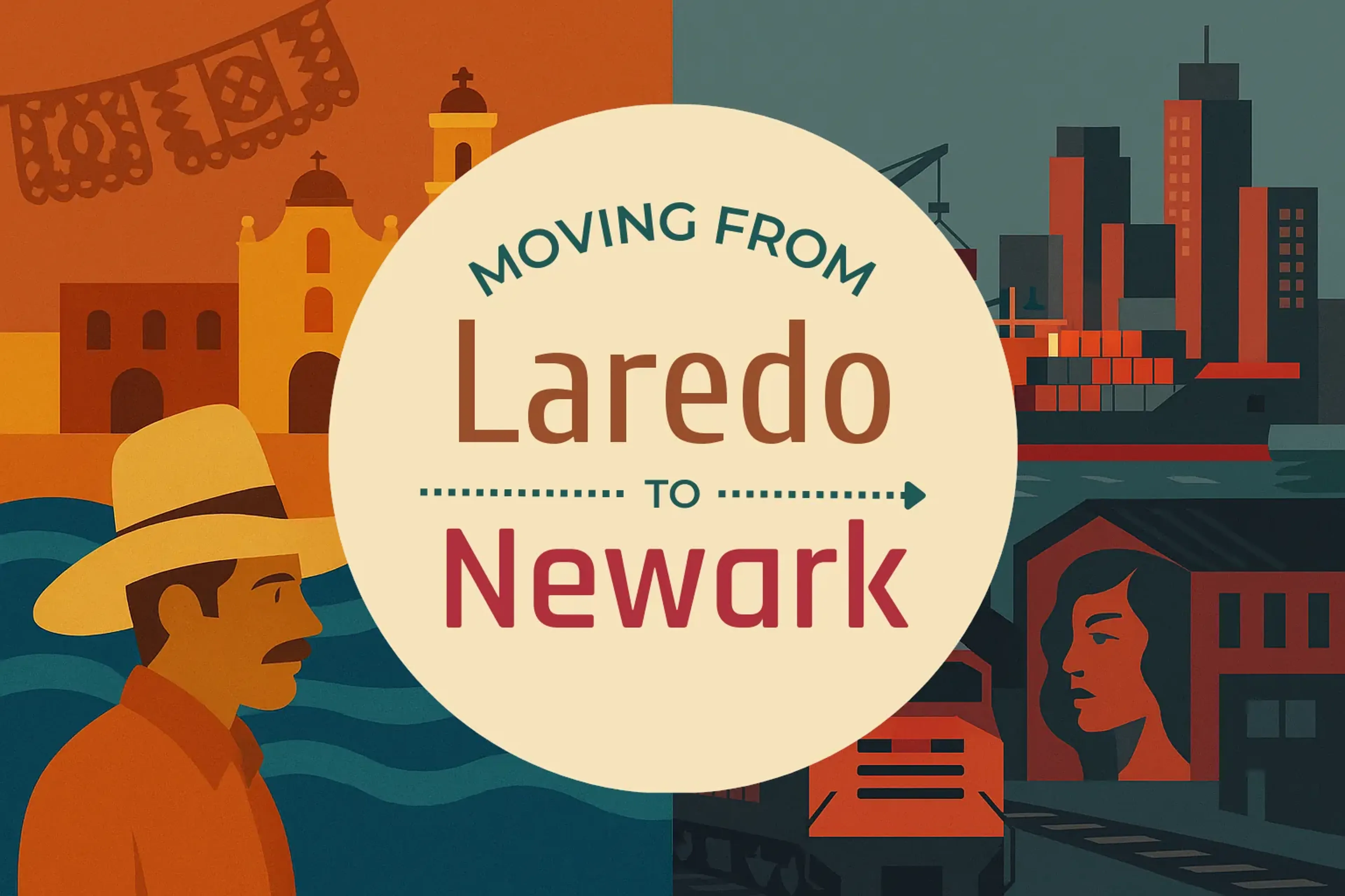 Side-by-side comparison of Laredo to Newark moving companies