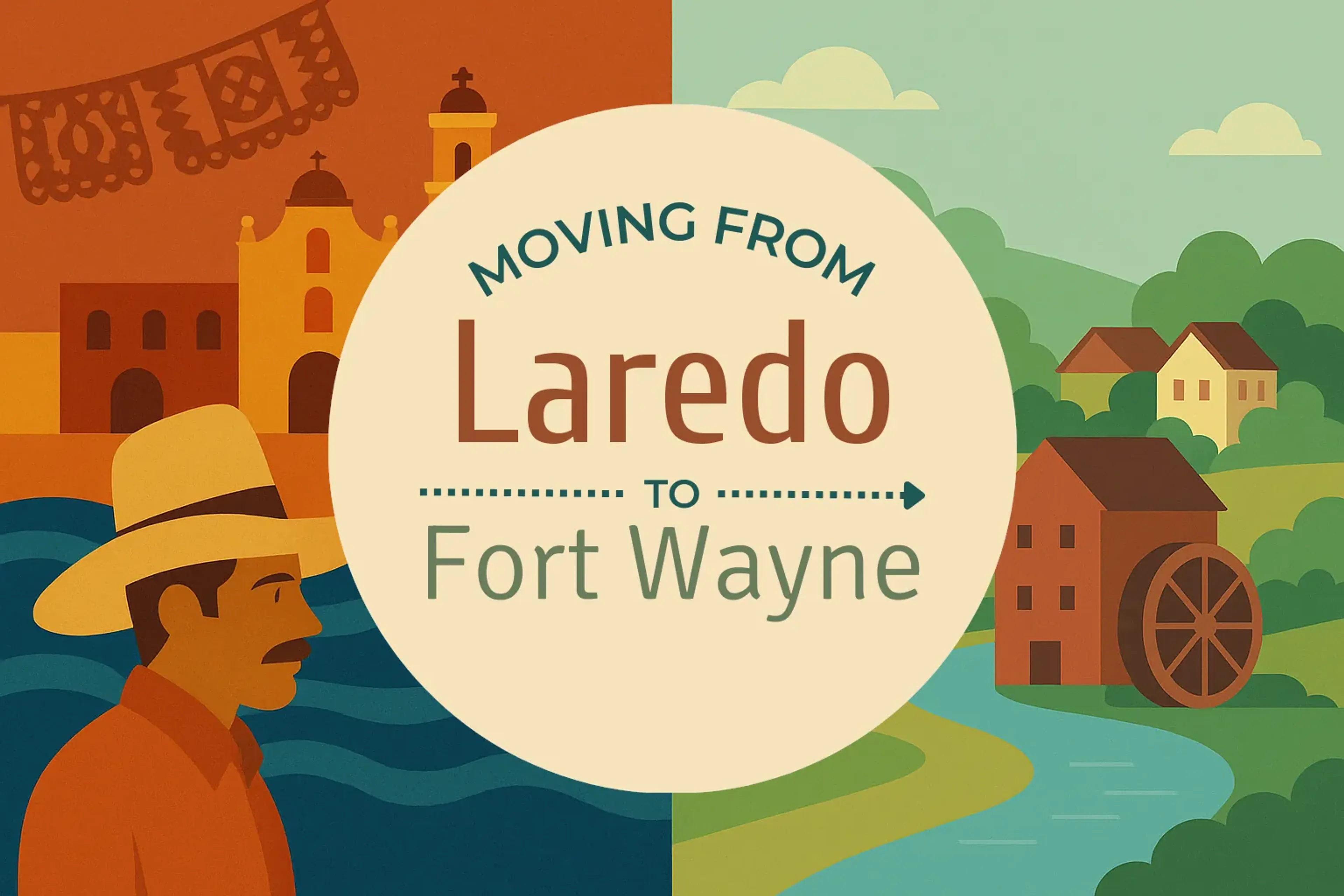 Side-by-side comparison of Laredo to Fort Wayne moving companies