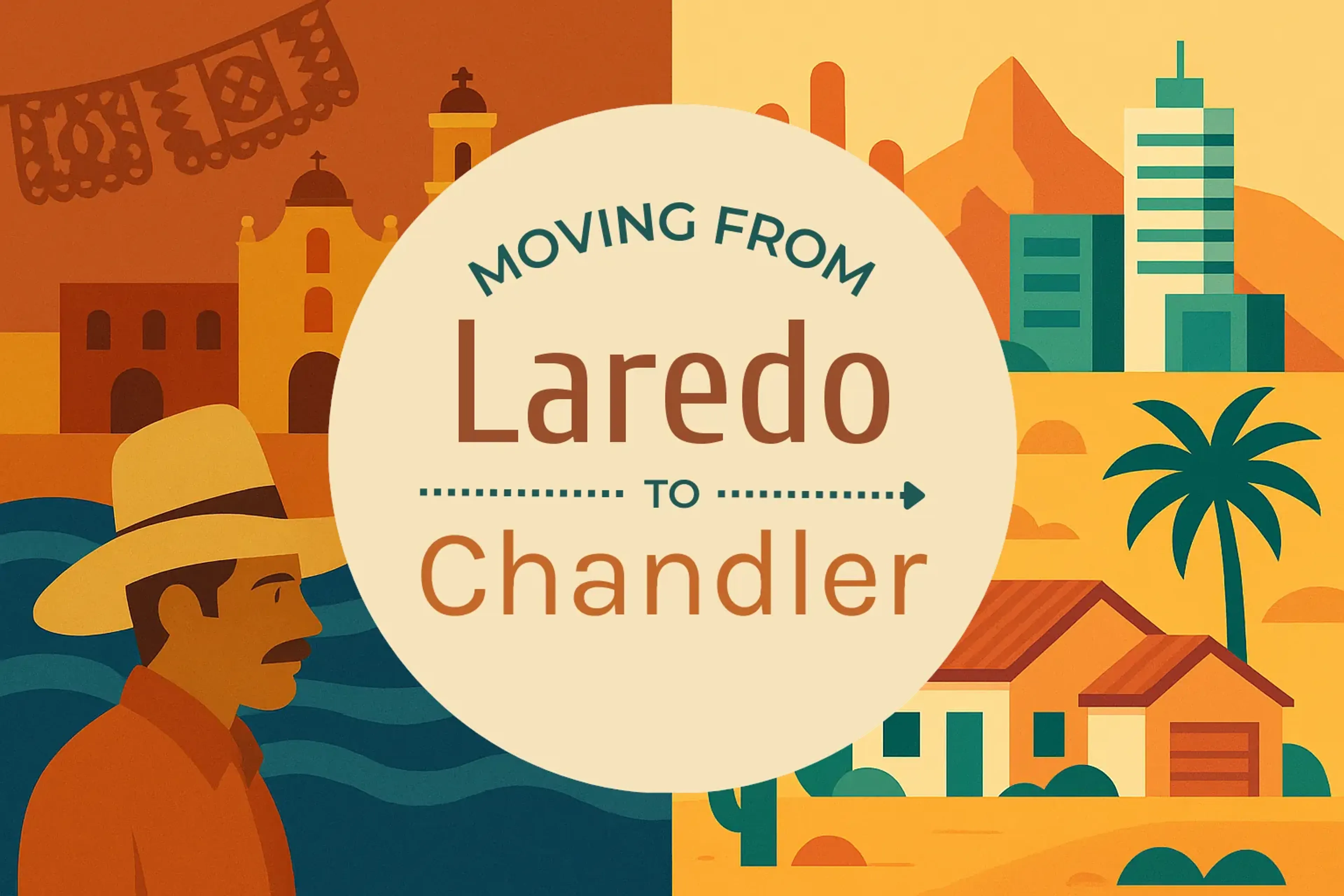 Side-by-side comparison of Laredo to Chandler moving companies