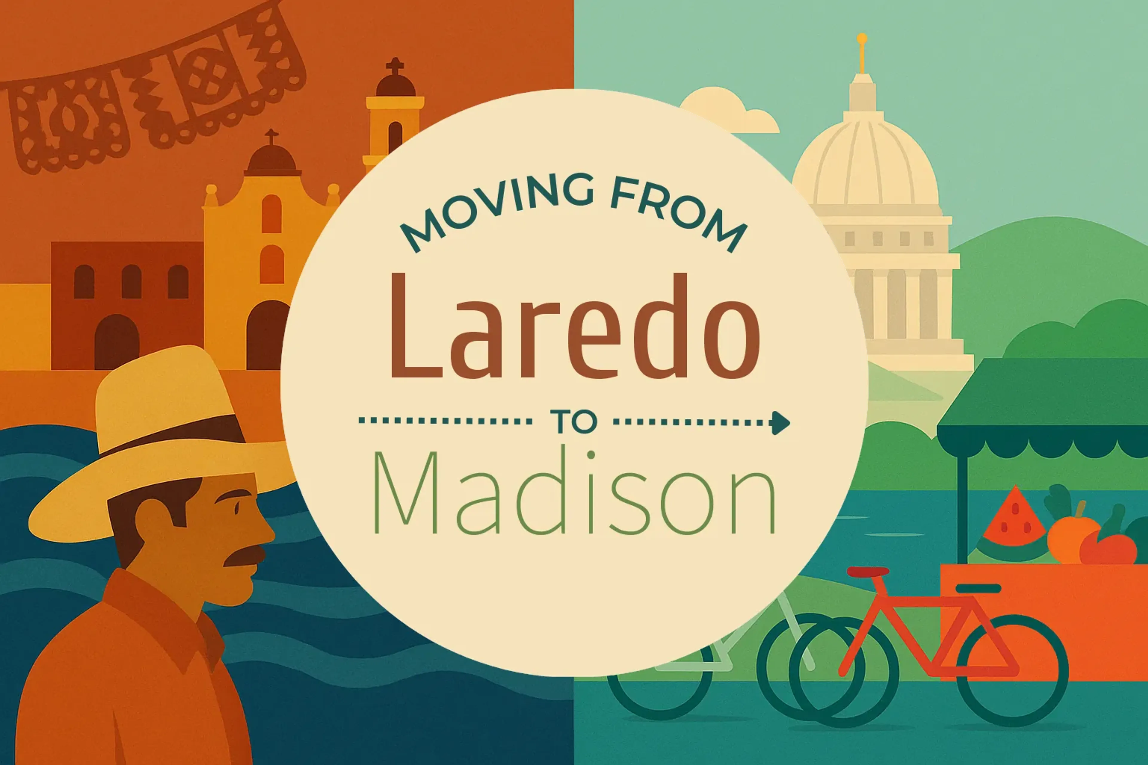 Side-by-side comparison of Laredo to Madison moving companies
