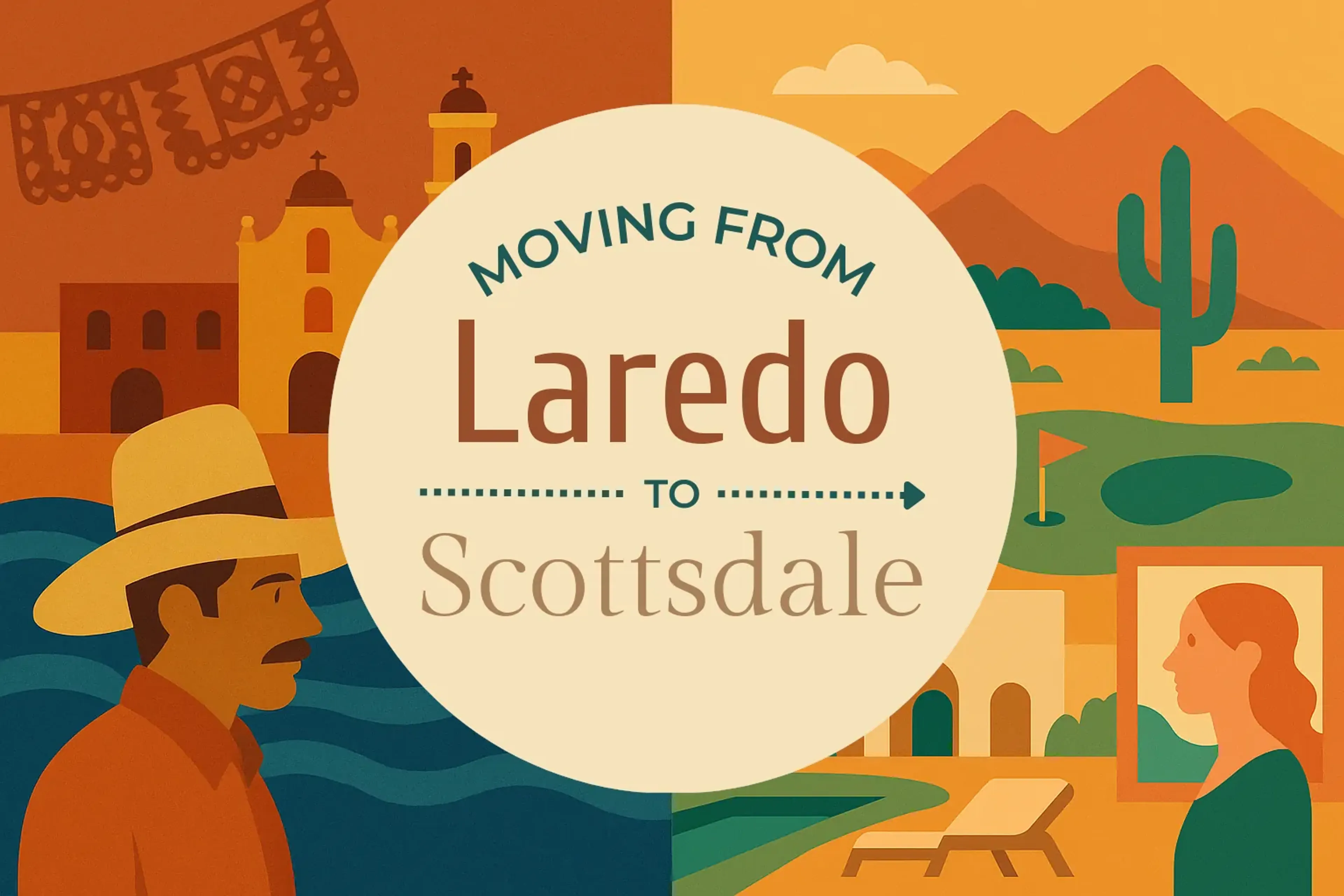 Side-by-side comparison of Laredo to Scottsdale moving companies