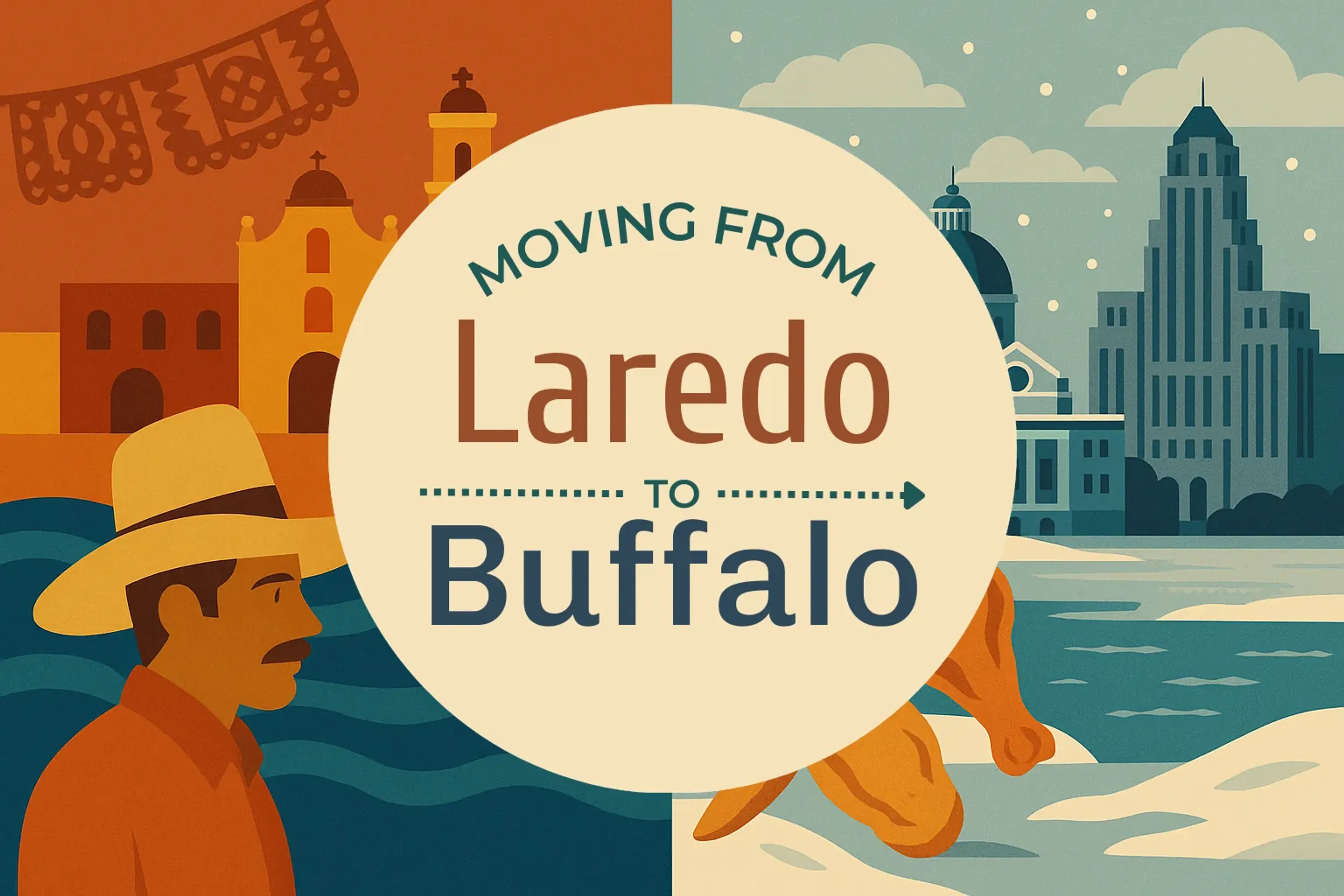 Side-by-side comparison of Laredo to Buffalo moving companies