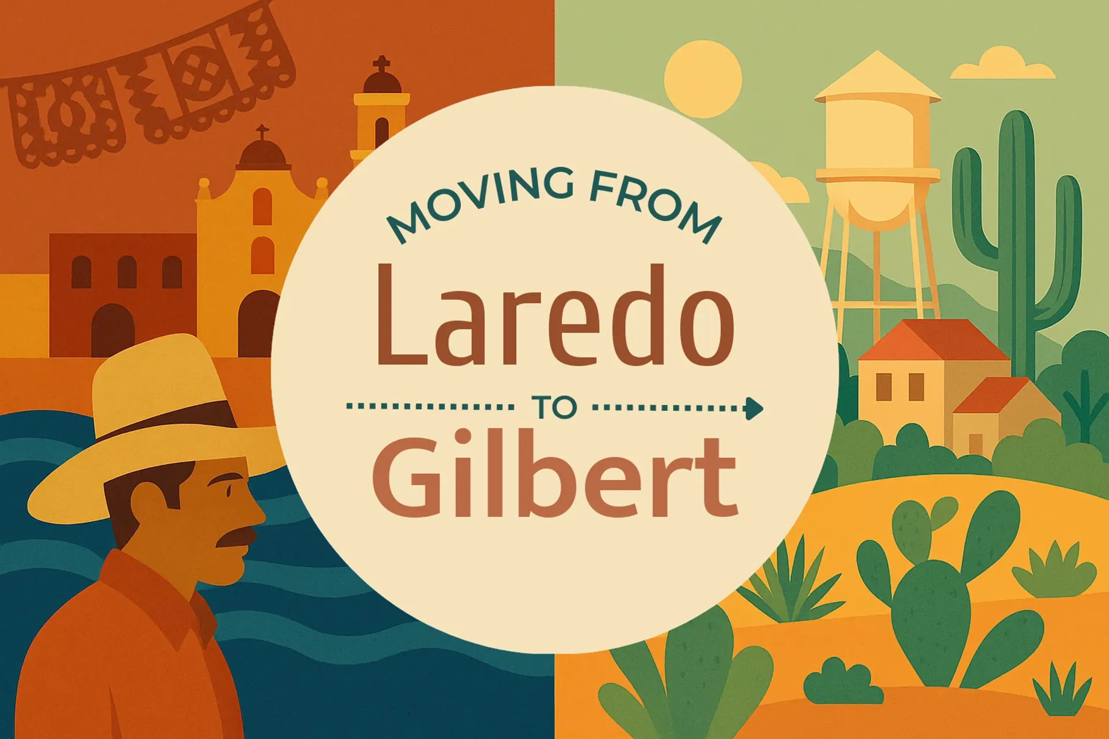 Side-by-side comparison of Laredo to Gilbert moving companies