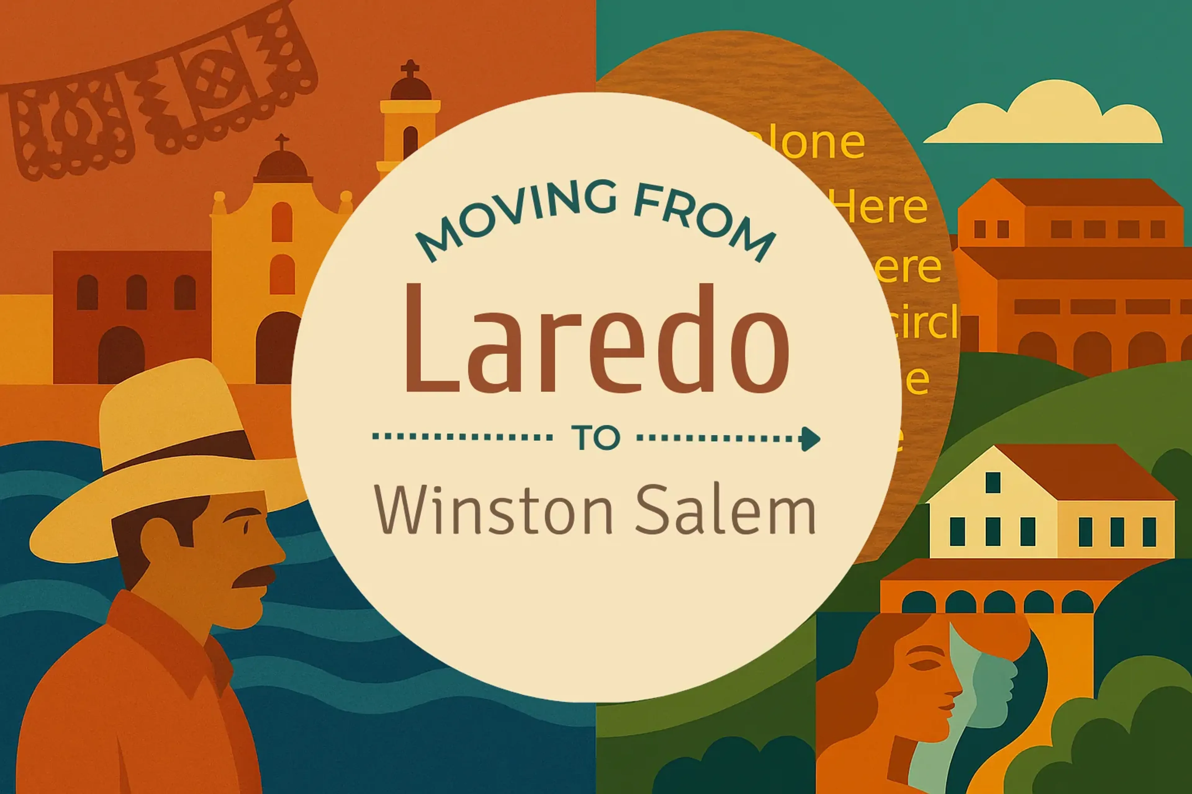 Side-by-side comparison of Laredo to Winston Salem moving companies