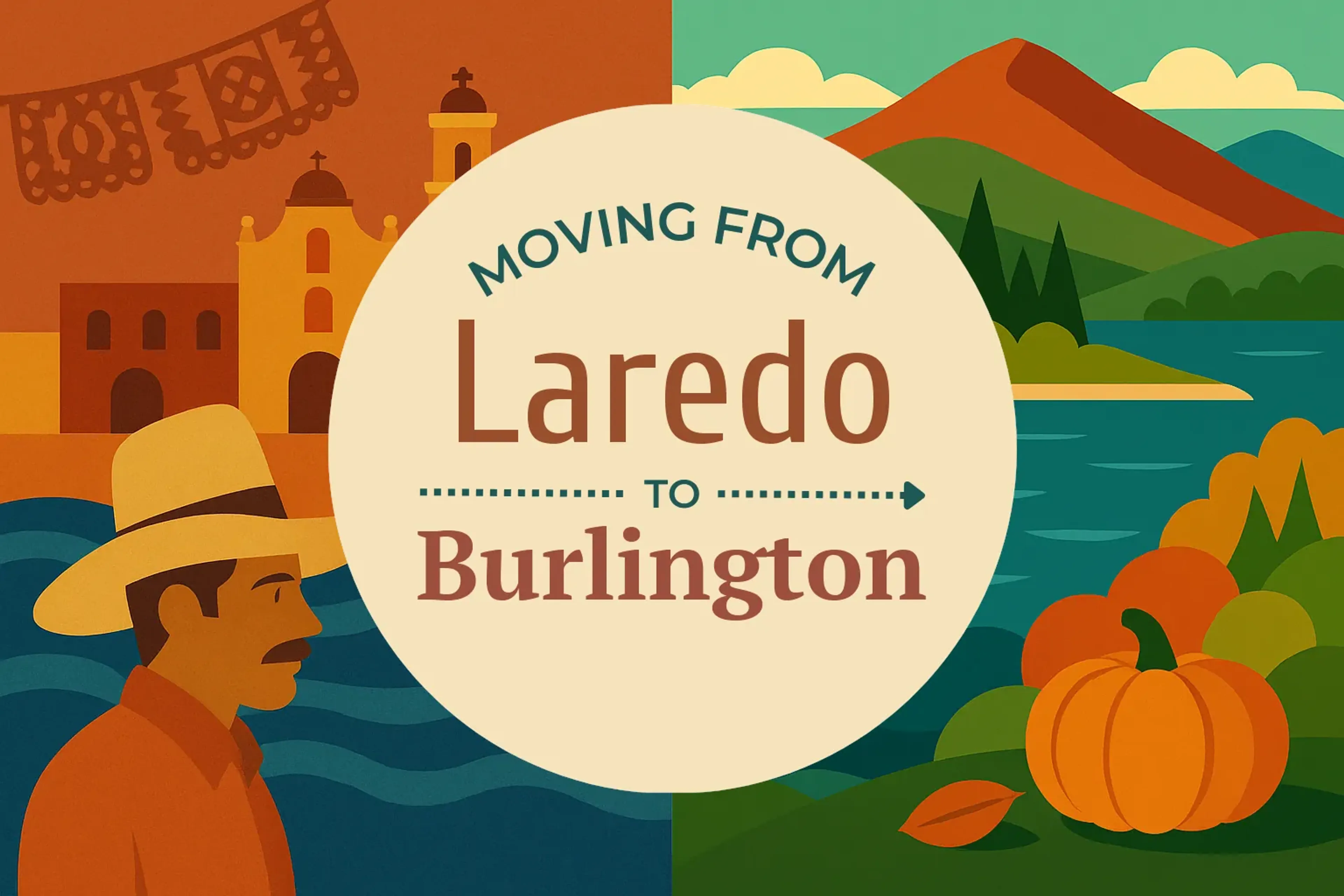 Side-by-side comparison of Laredo to Burlington moving companies