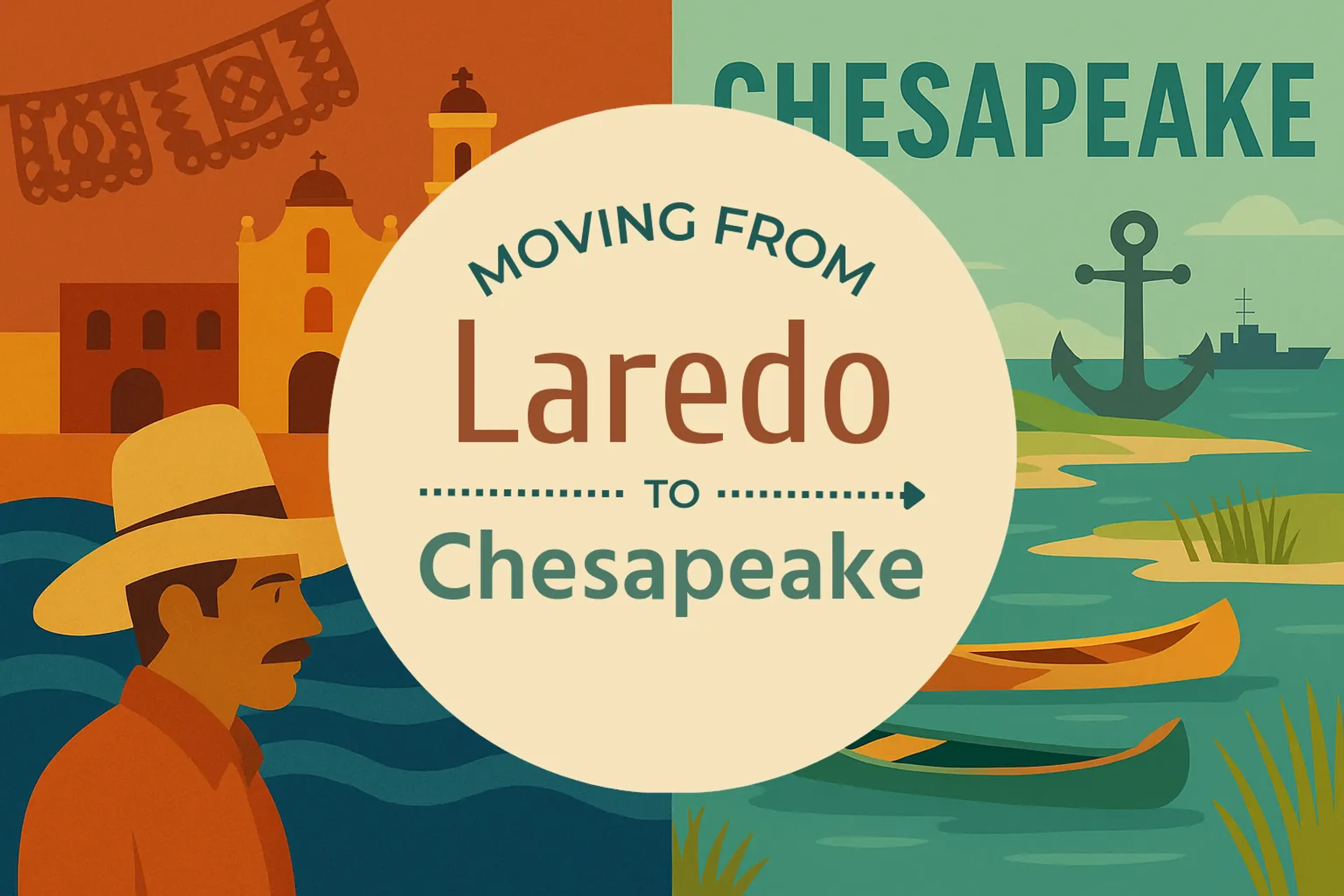 Side-by-side comparison of Laredo to Chesapeake moving companies