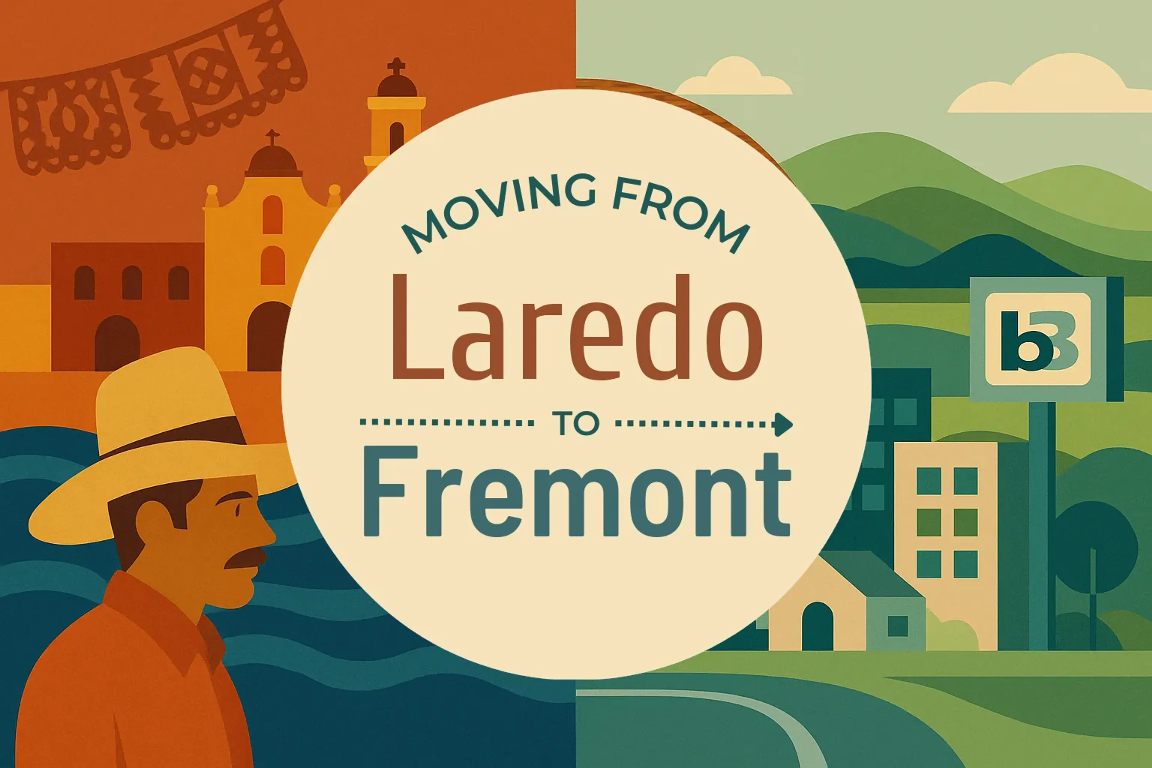 Side-by-side comparison of Laredo to Fremont moving companies