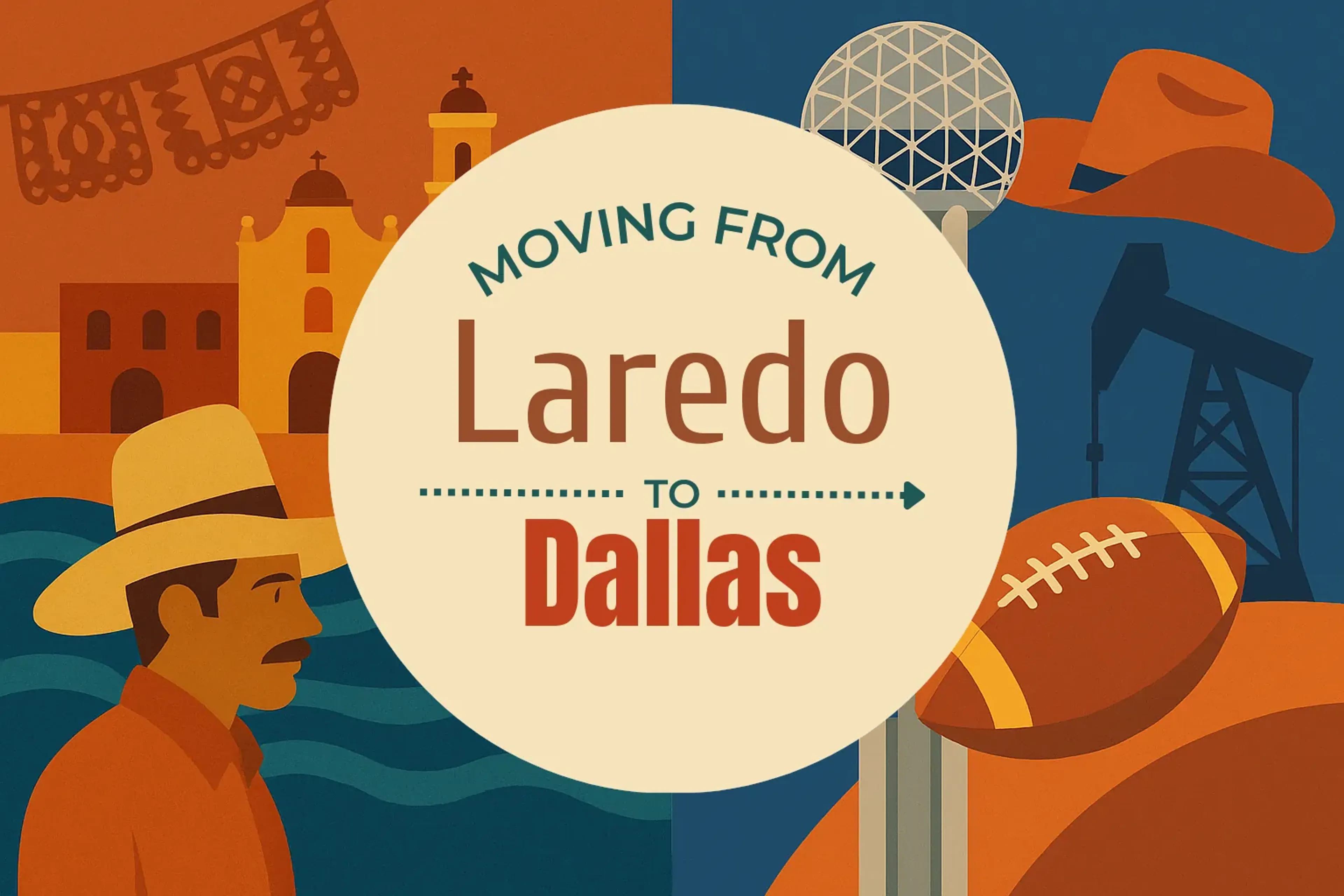 Side-by-side comparison of Laredo to Dallas moving companies