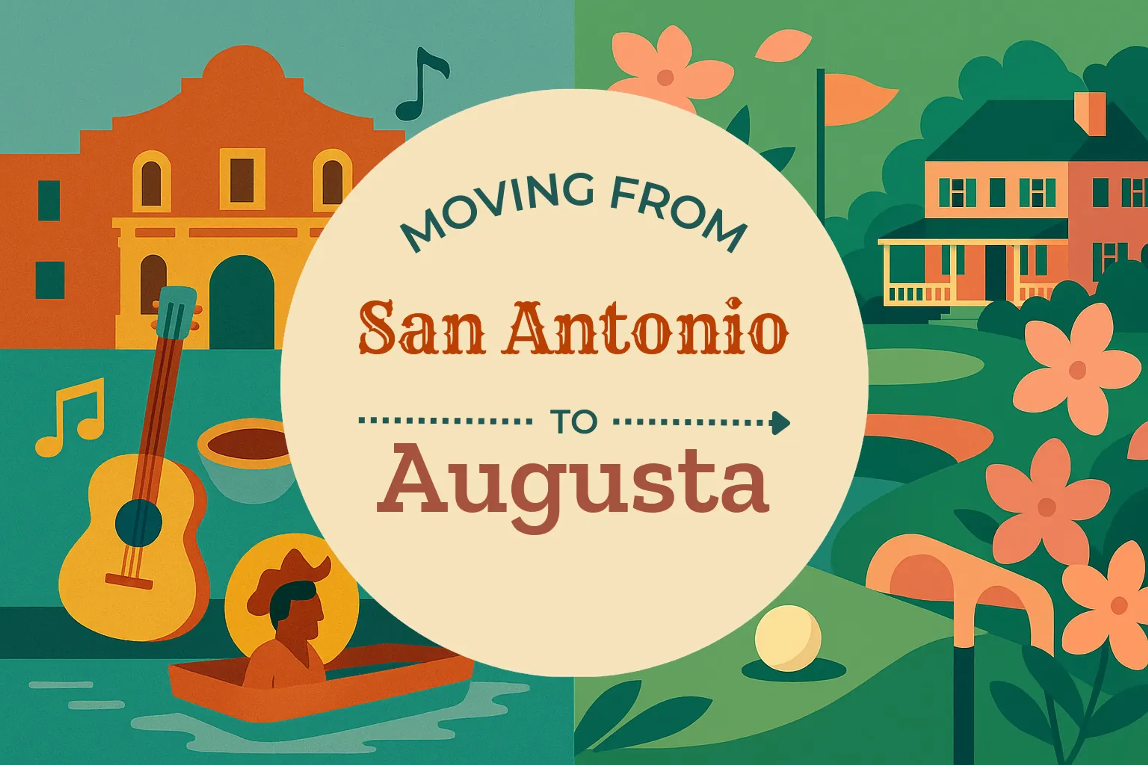 Side-by-side comparison of San Antonio to Augusta moving companies