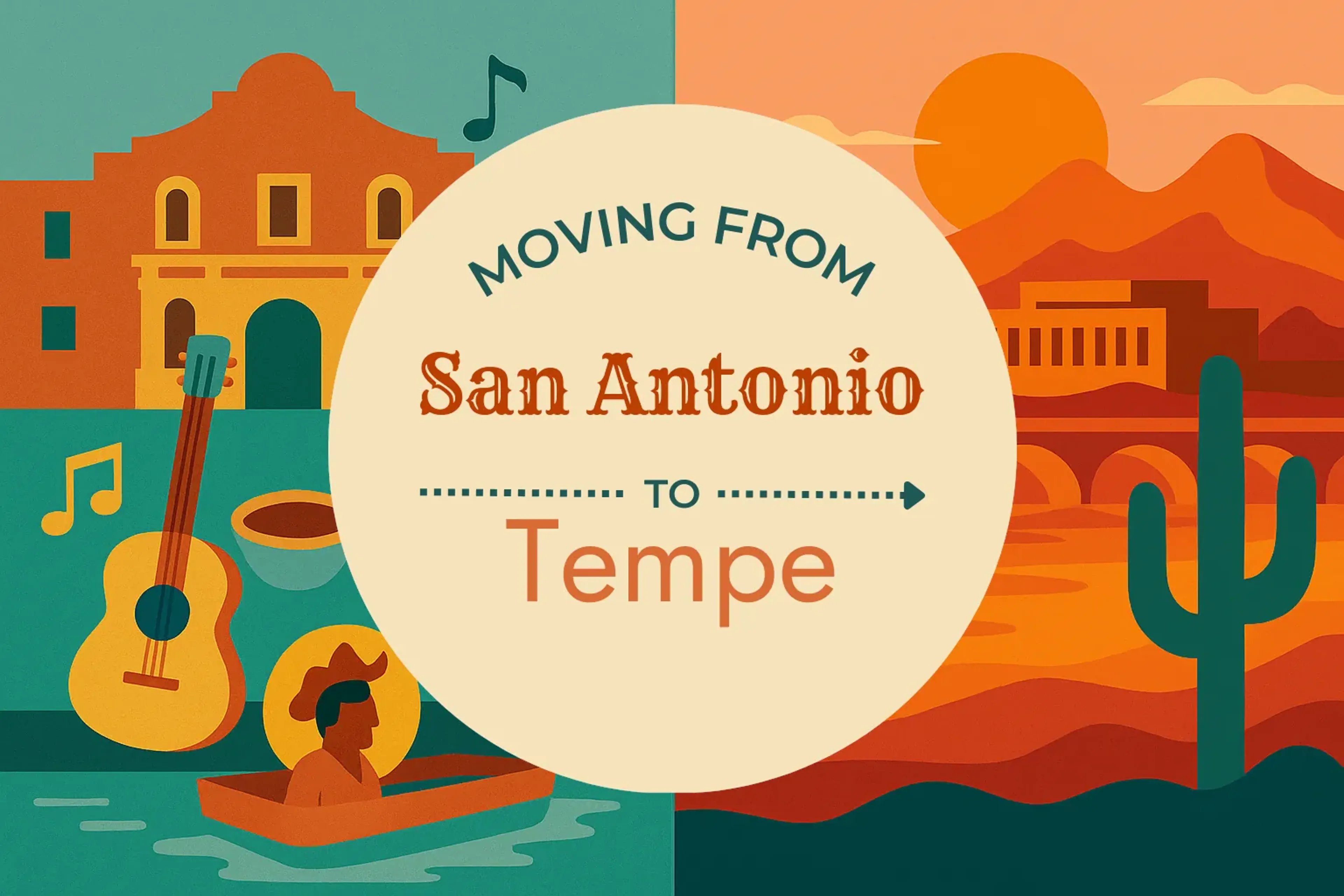 Side-by-side comparison of San Antonio to Tempe moving companies