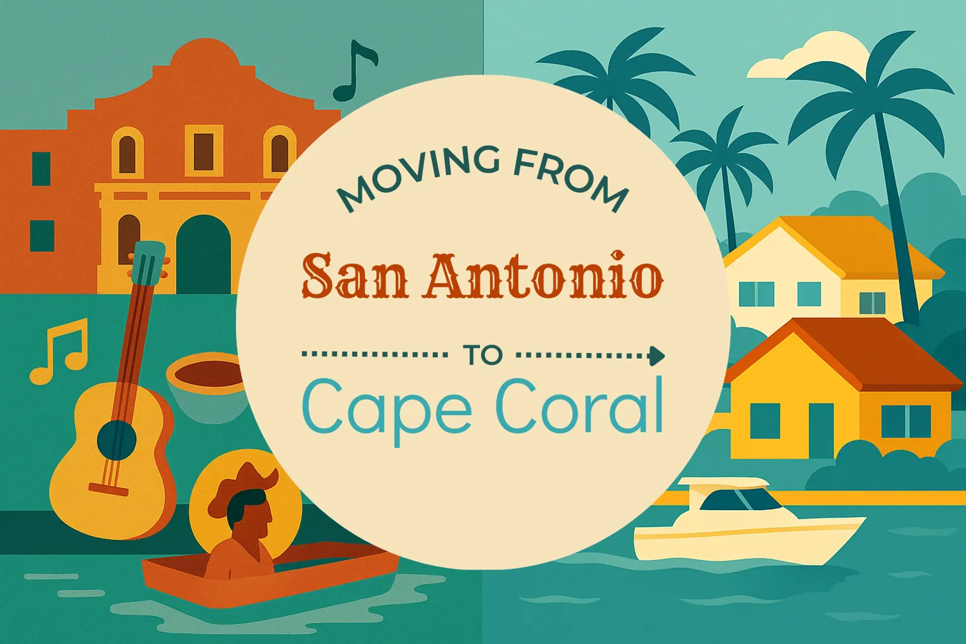 Side-by-side comparison of San Antonio to Cape Coral moving companies