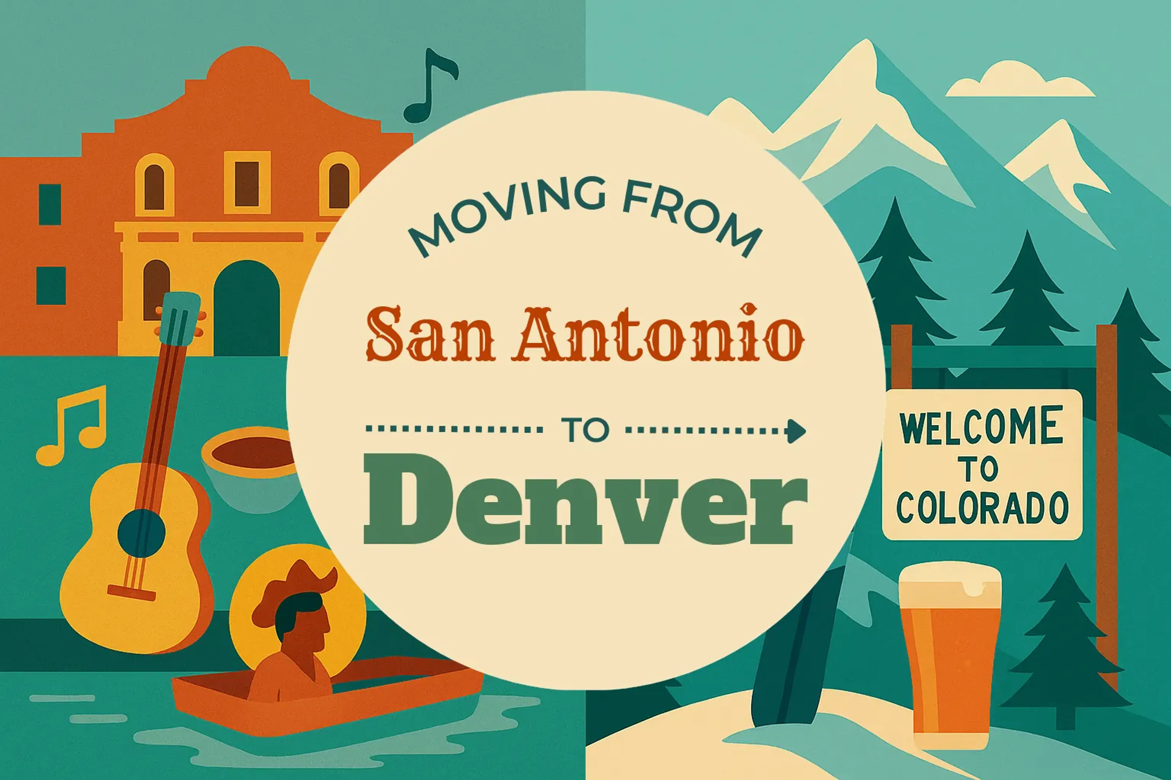 Side-by-side comparison of San Antonio to Denver moving companies