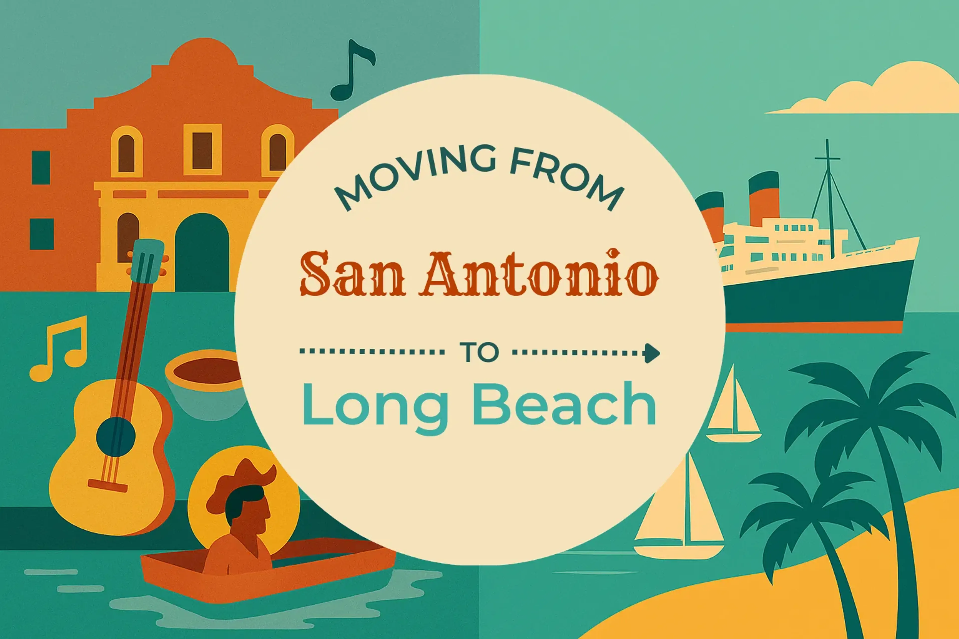 Side-by-side comparison of San Antonio to Long Beach moving companies