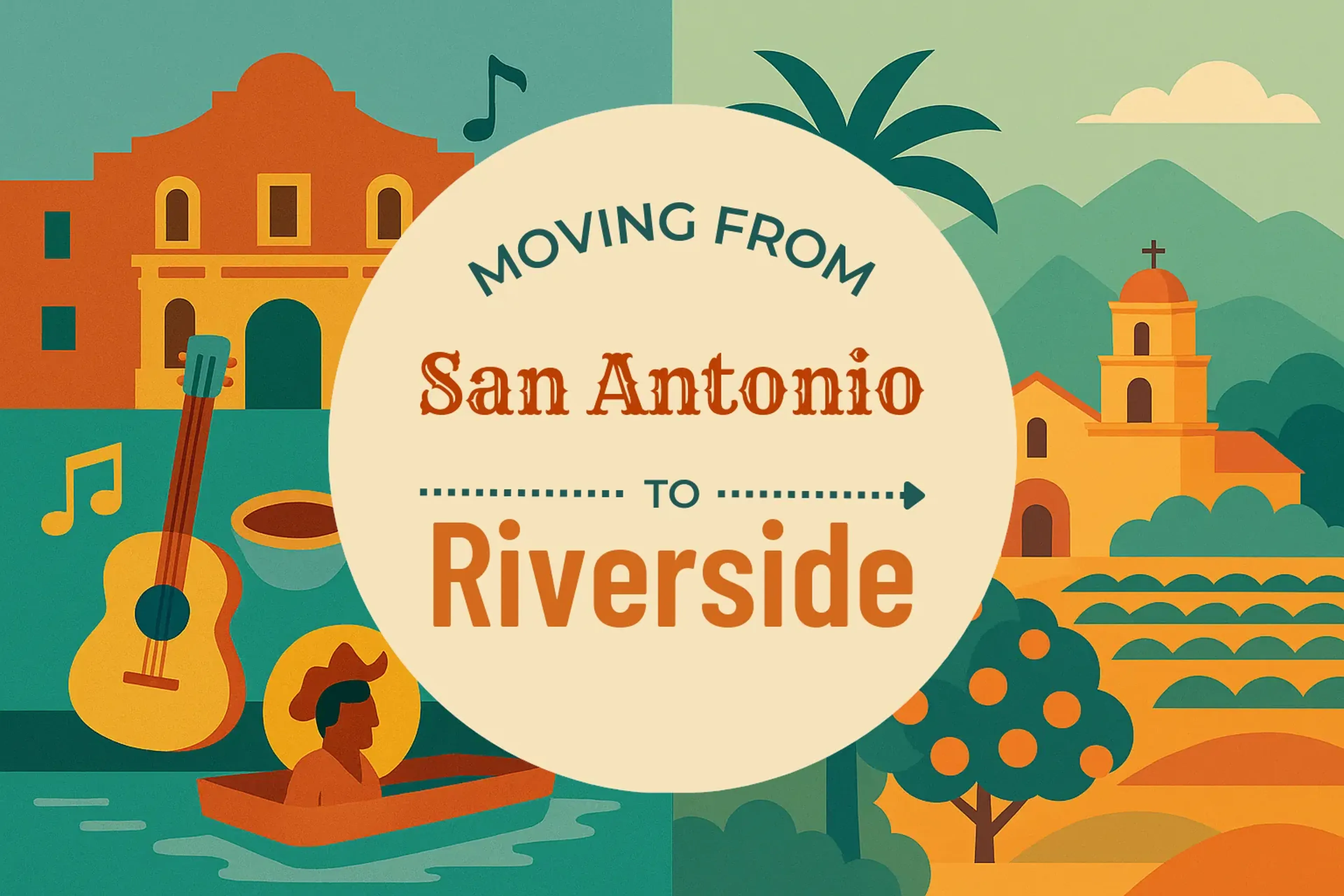 Side-by-side comparison of San Antonio to Riverside moving companies