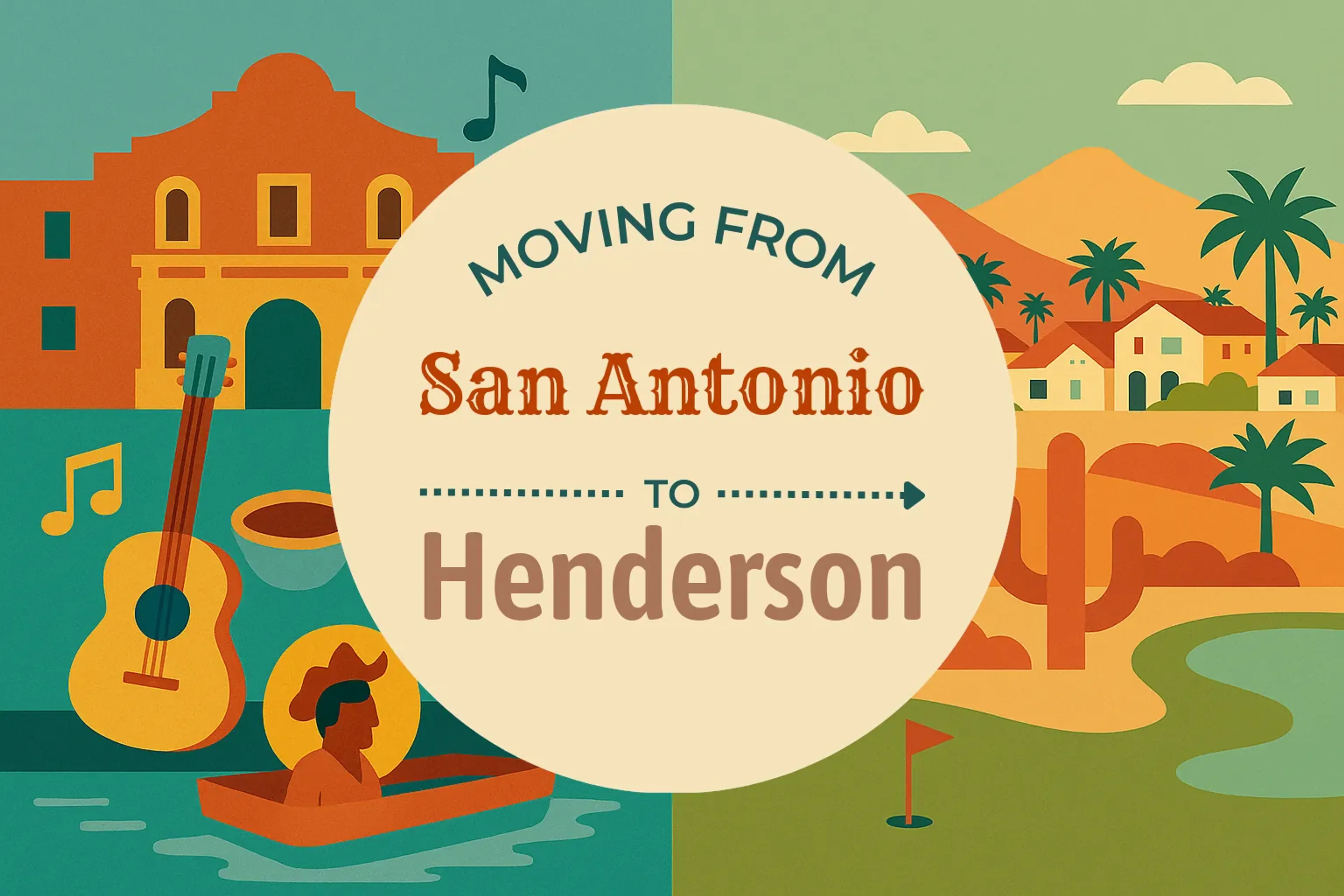 Side-by-side comparison of San Antonio to Henderson moving companies