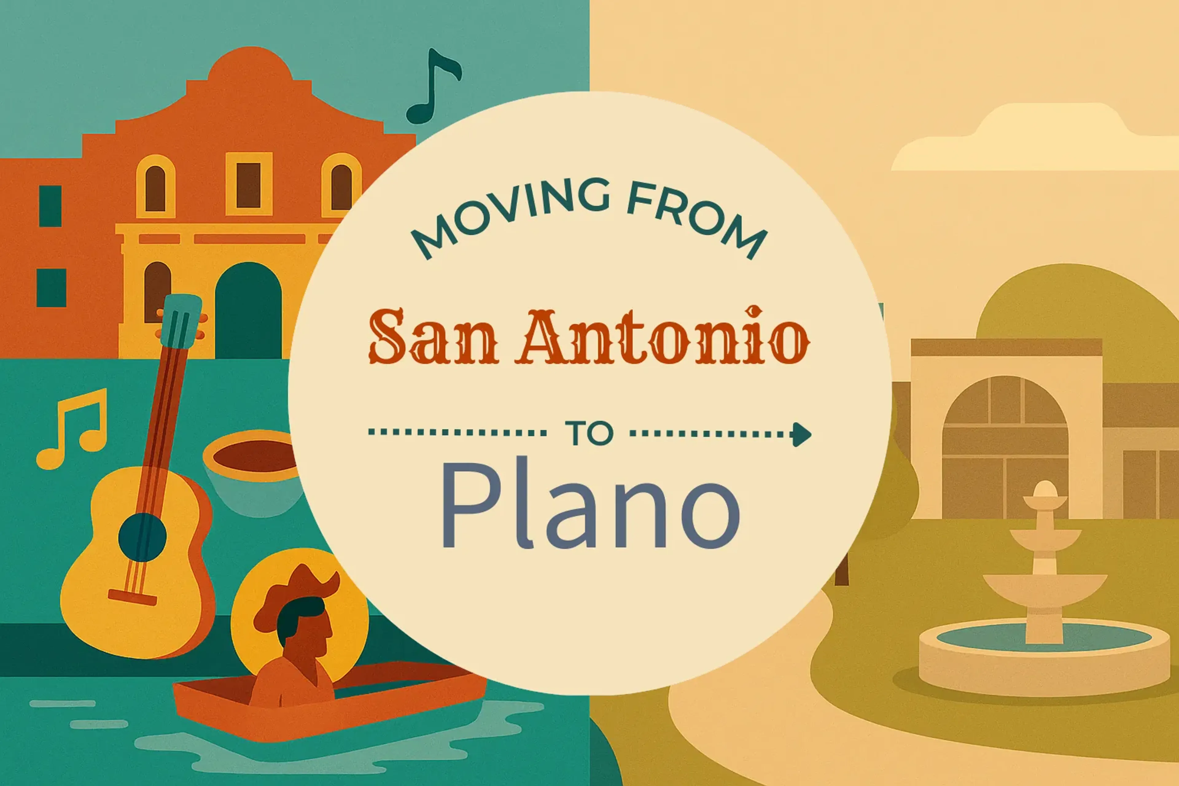 Side-by-side comparison of San Antonio to Plano moving companies