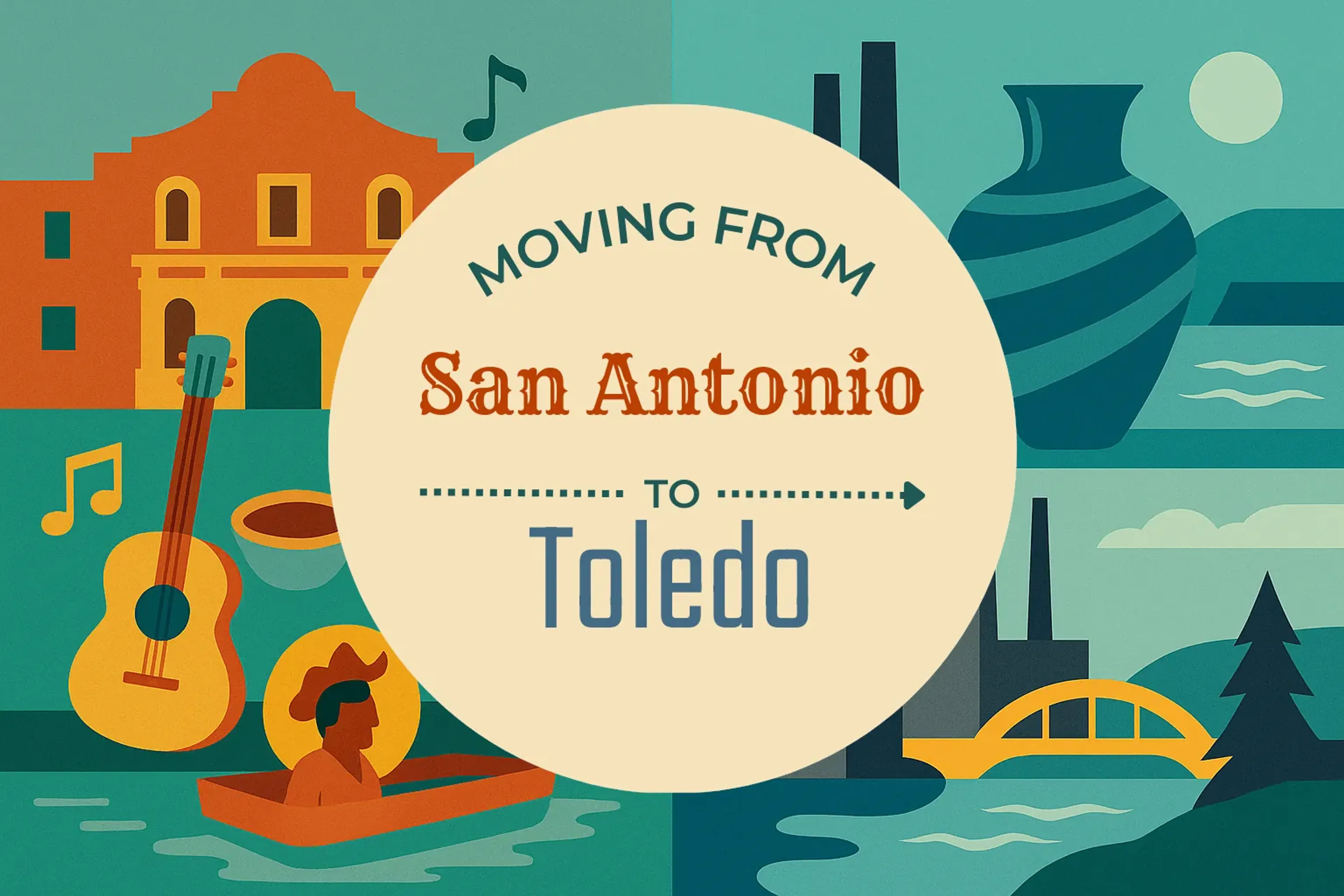 Side-by-side comparison of San Antonio to Toledo moving companies
