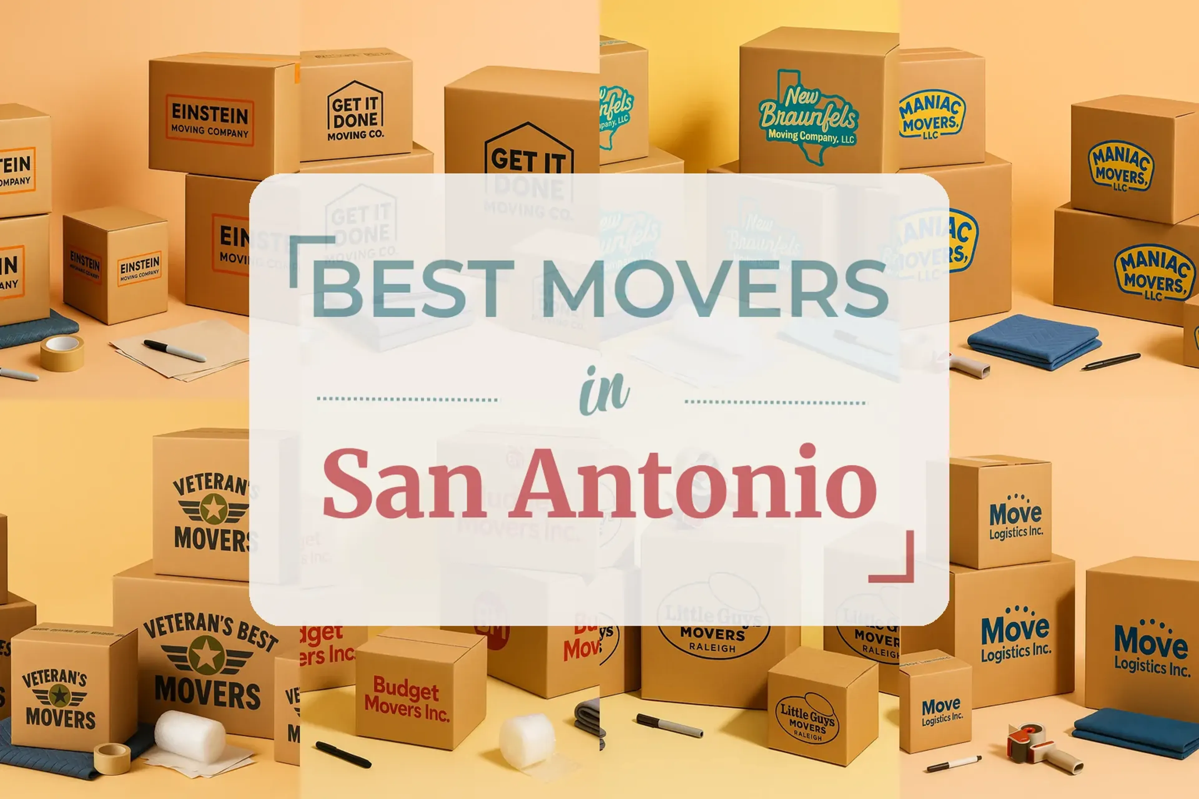 Side-by-side comparison of San Antonio moving companies