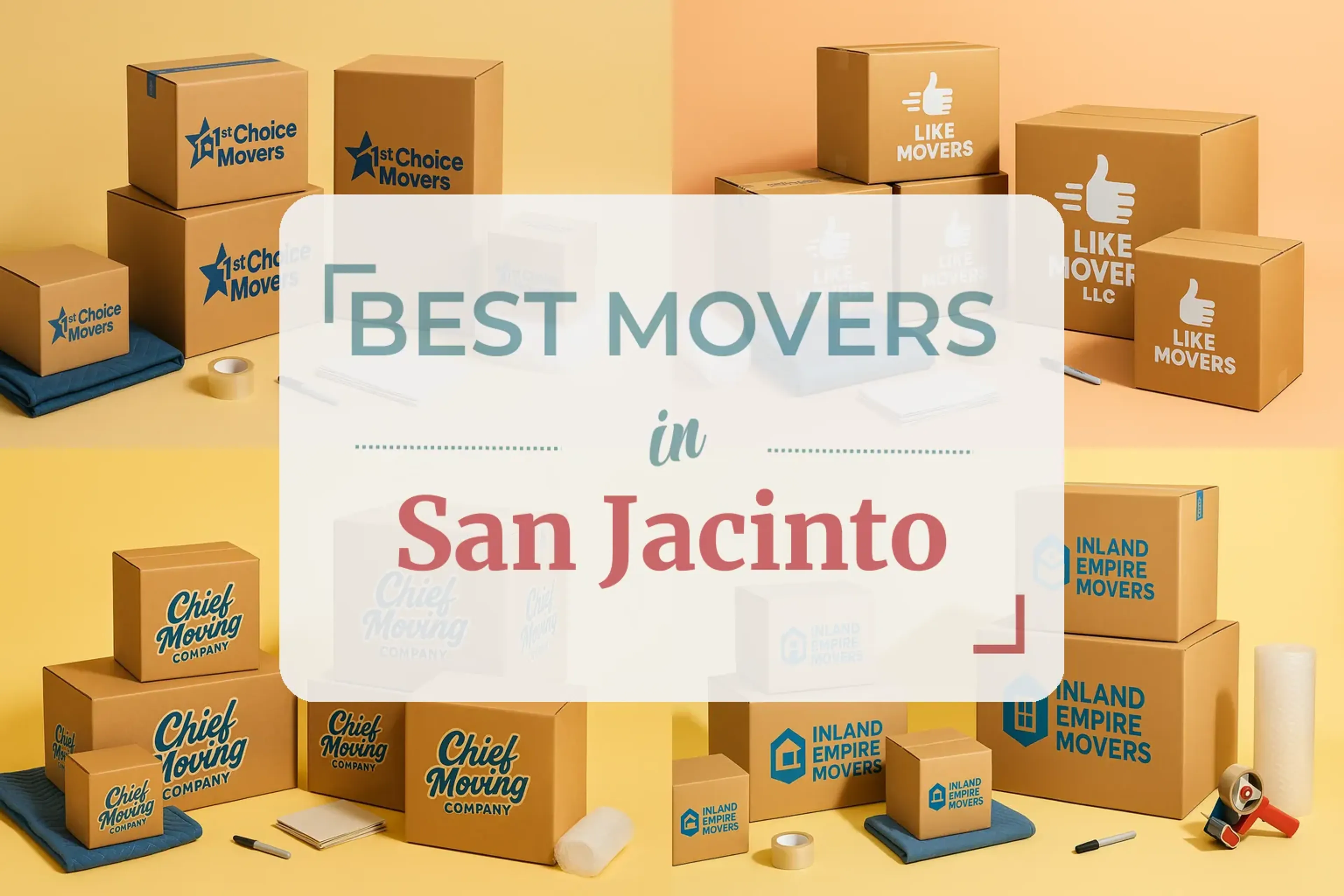 Side-by-side comparison of San Jacinto moving companies