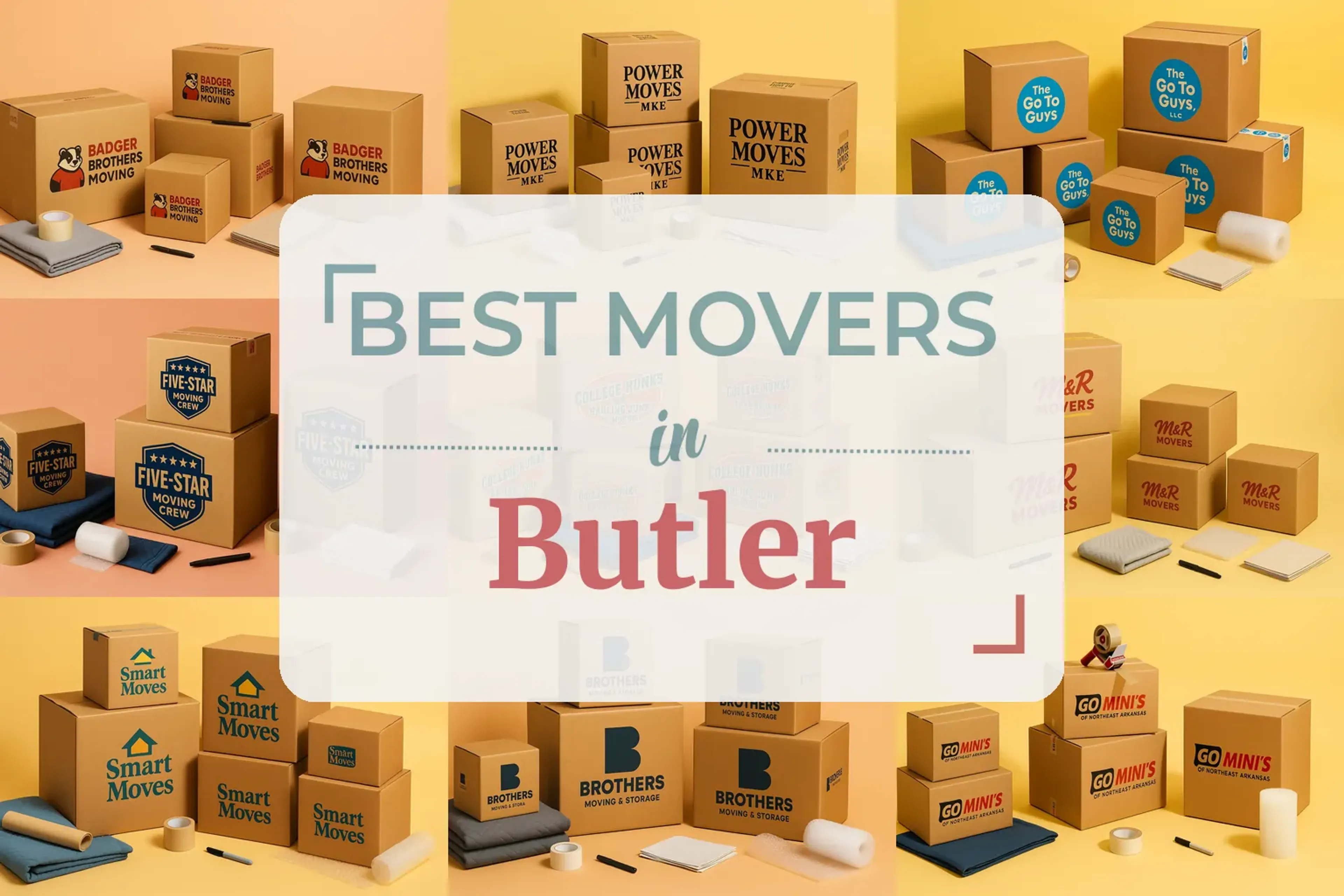 Side-by-side comparison of Butler moving companies