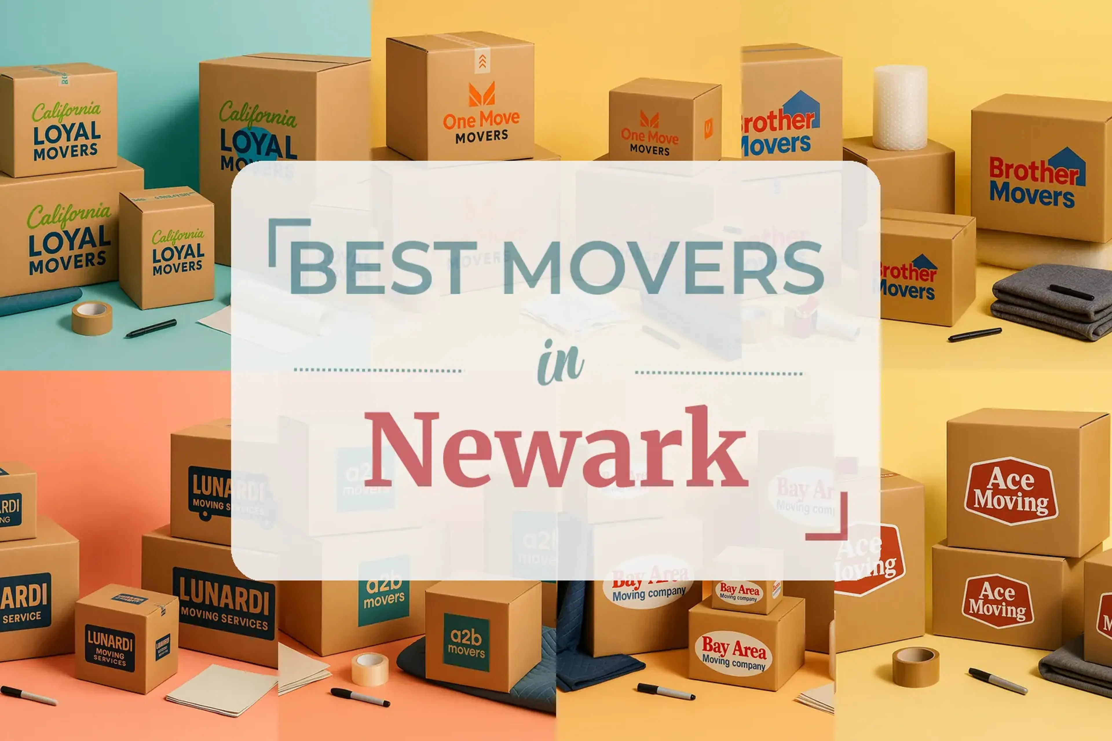 Side-by-side comparison of Newark moving companies