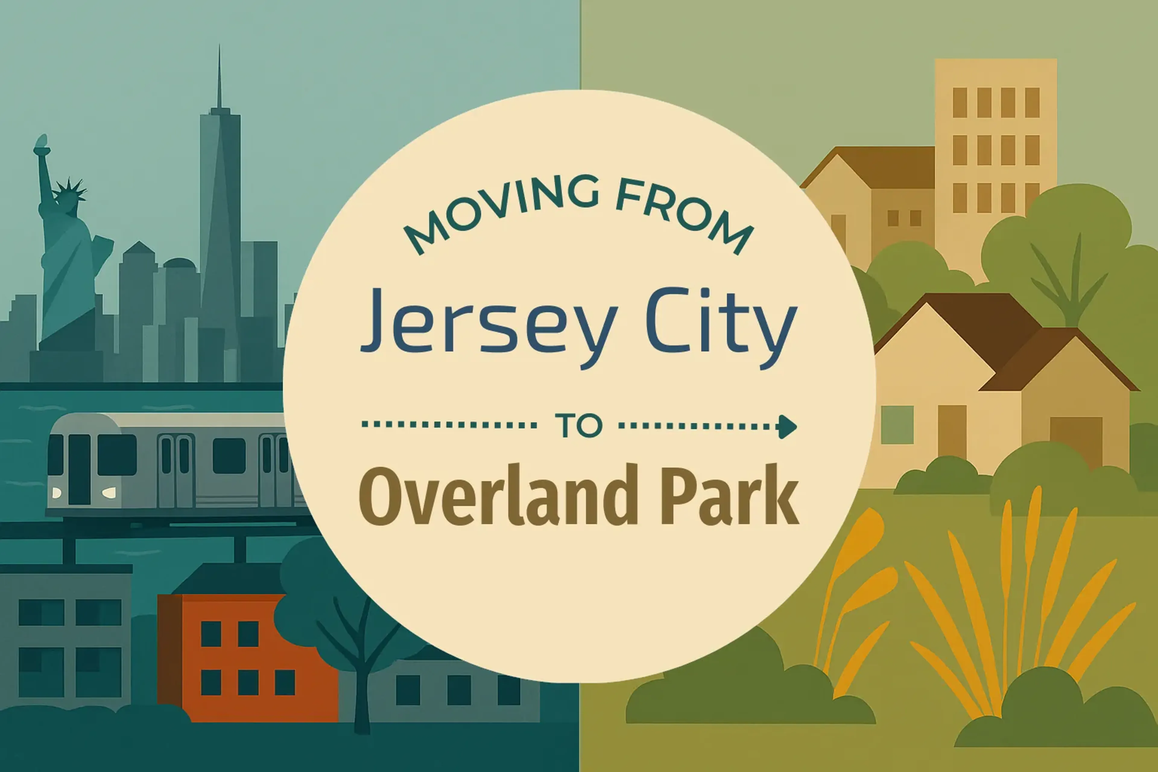 Side-by-side comparison of Jersey City to Overland Park moving companies