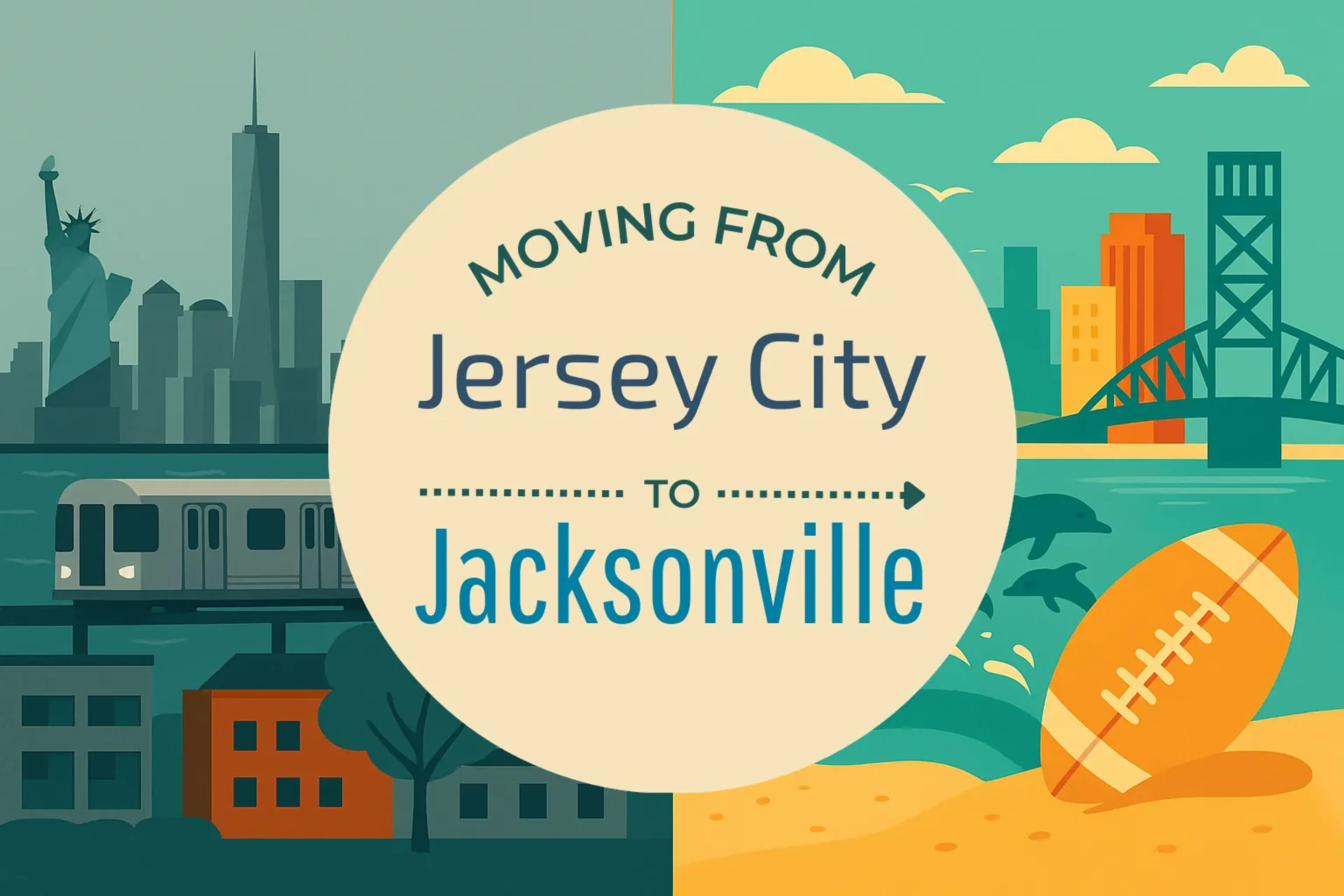 Side-by-side comparison of Jersey City to Jacksonville moving companies
