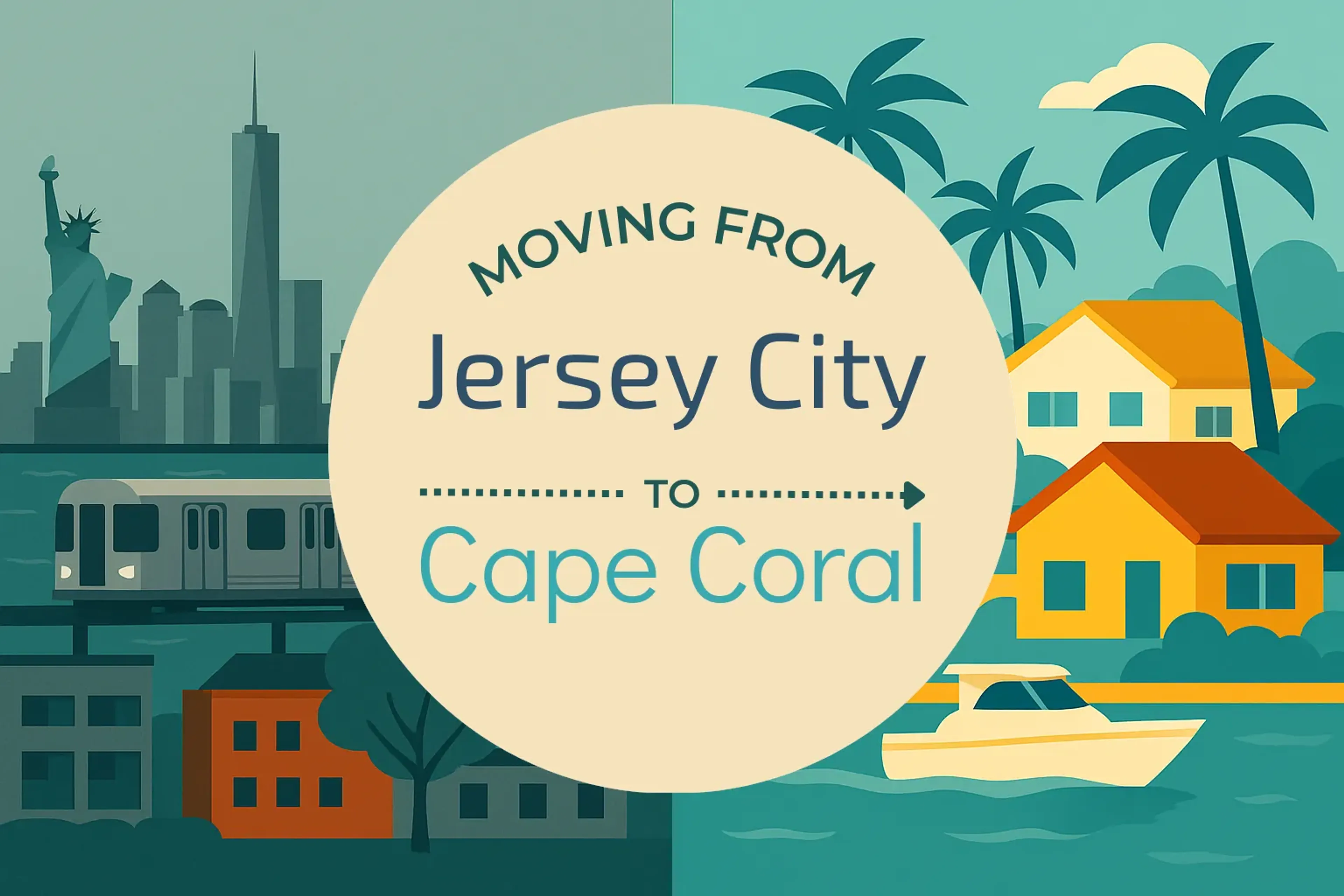 Side-by-side comparison of Jersey City to Cape Coral moving companies
