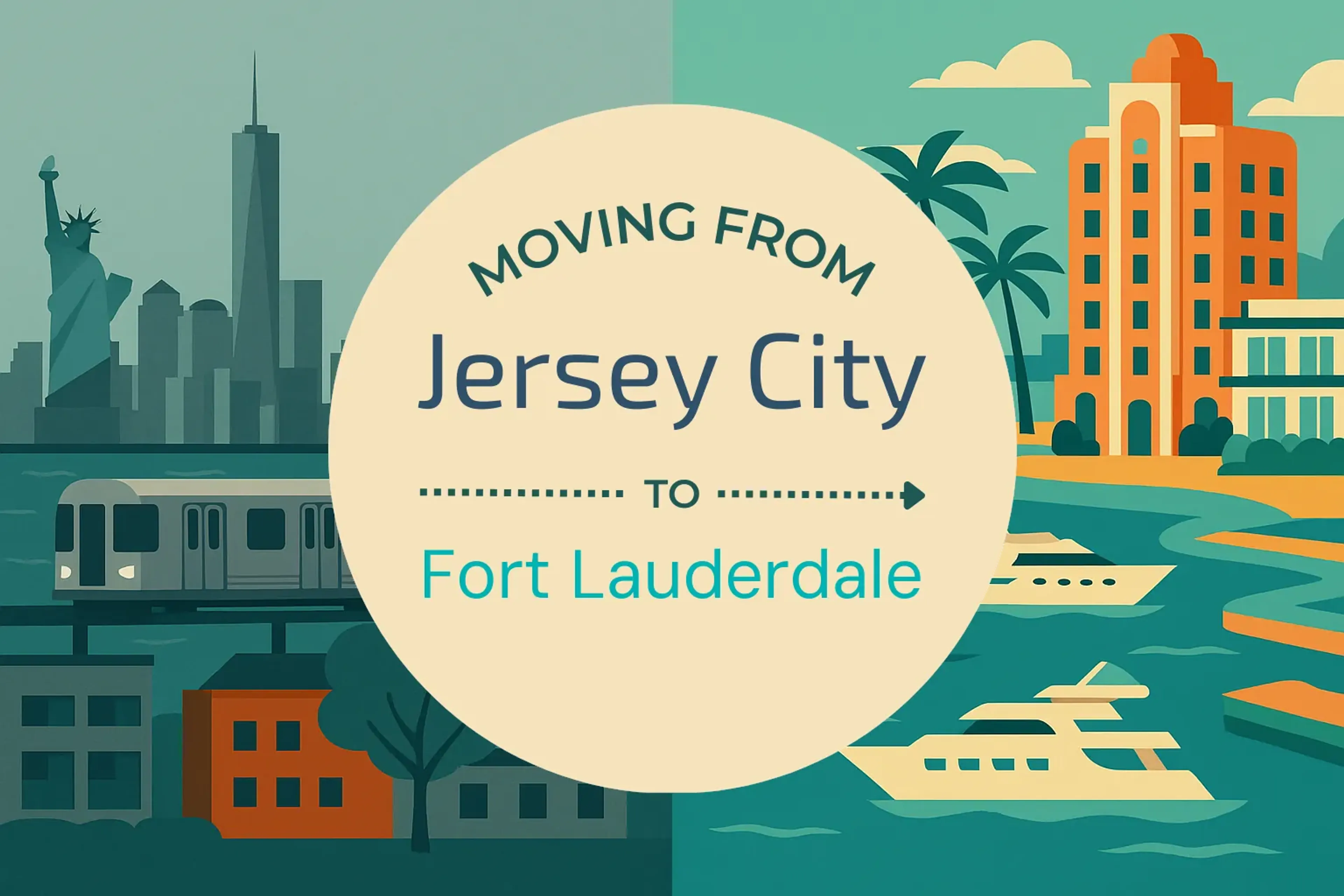 Side-by-side comparison of Jersey City to Fort Lauderdale moving companies
