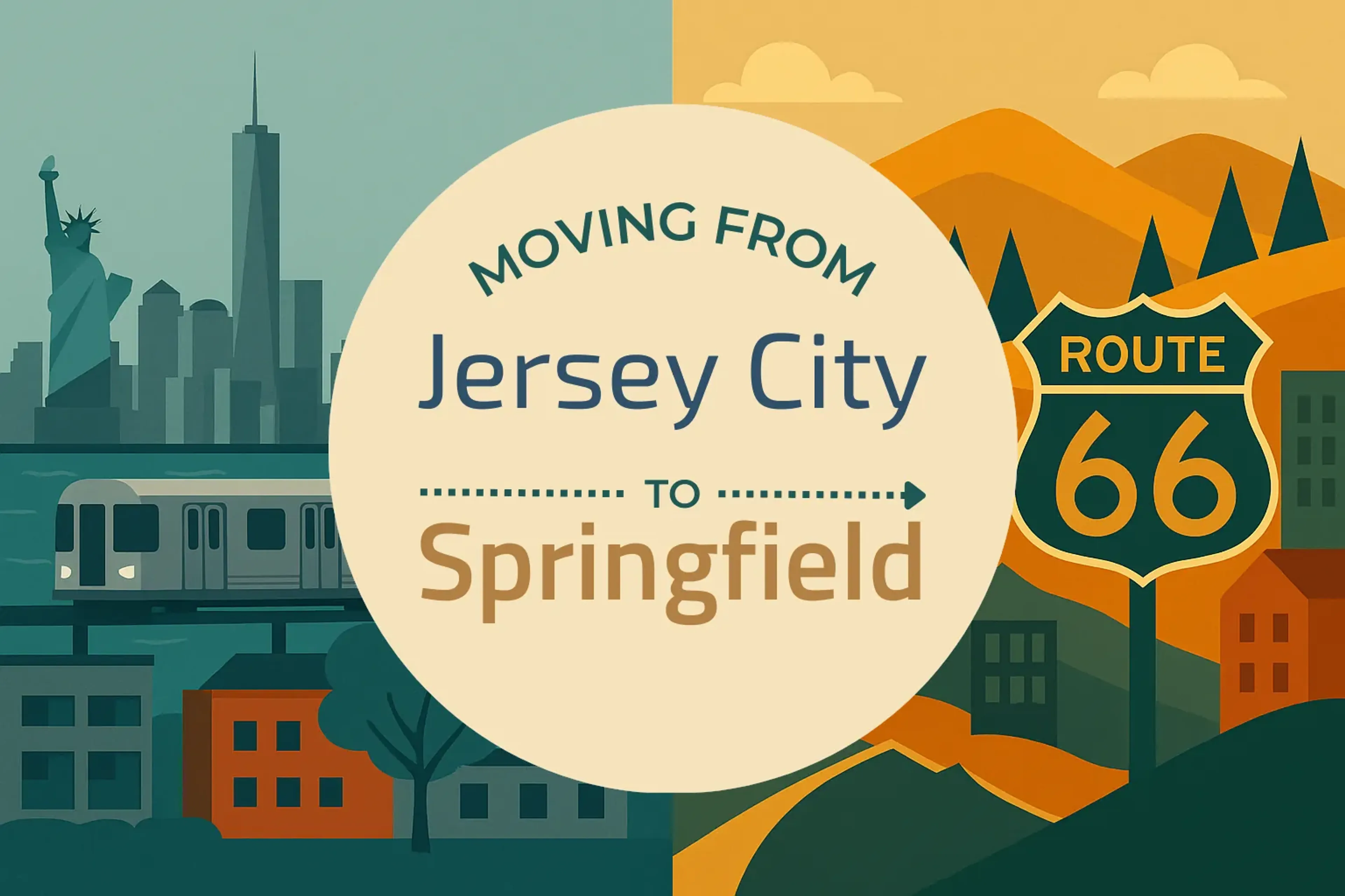 Side-by-side comparison of Jersey City to Springfield moving companies
