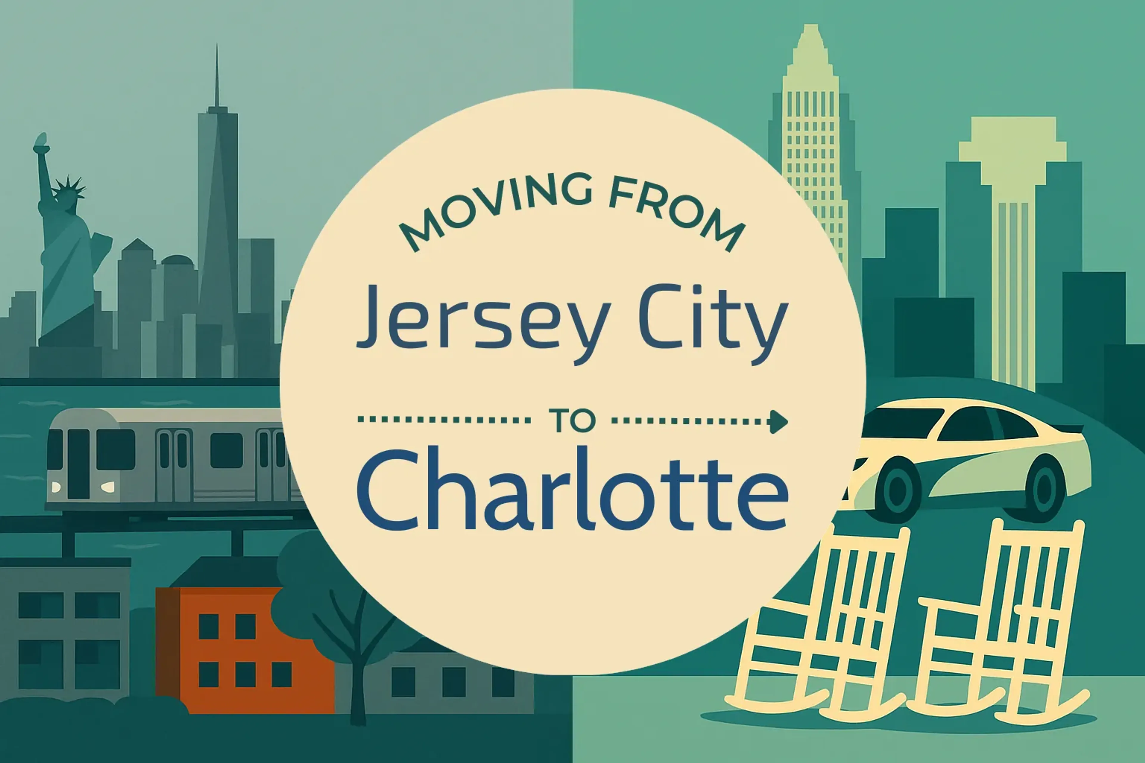Side-by-side comparison of Jersey City to Charlotte moving companies