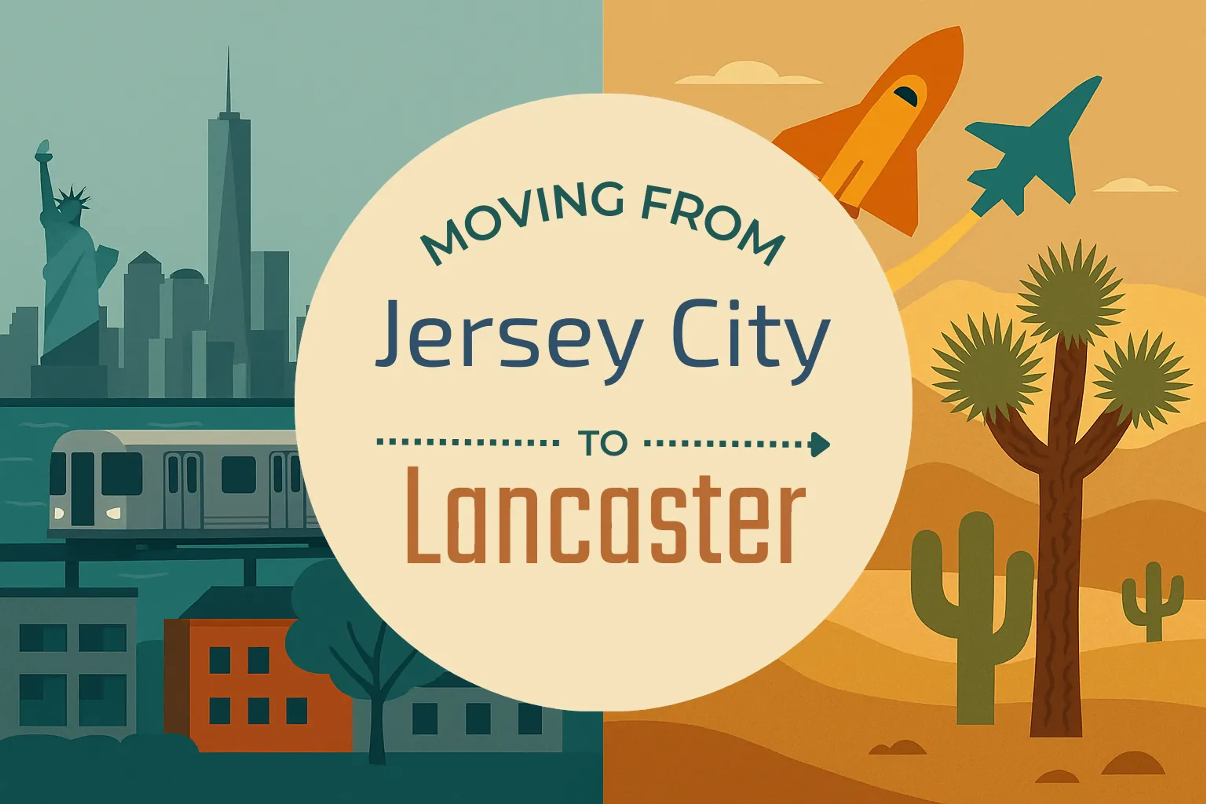 Side-by-side comparison of Jersey City to Lancaster moving companies