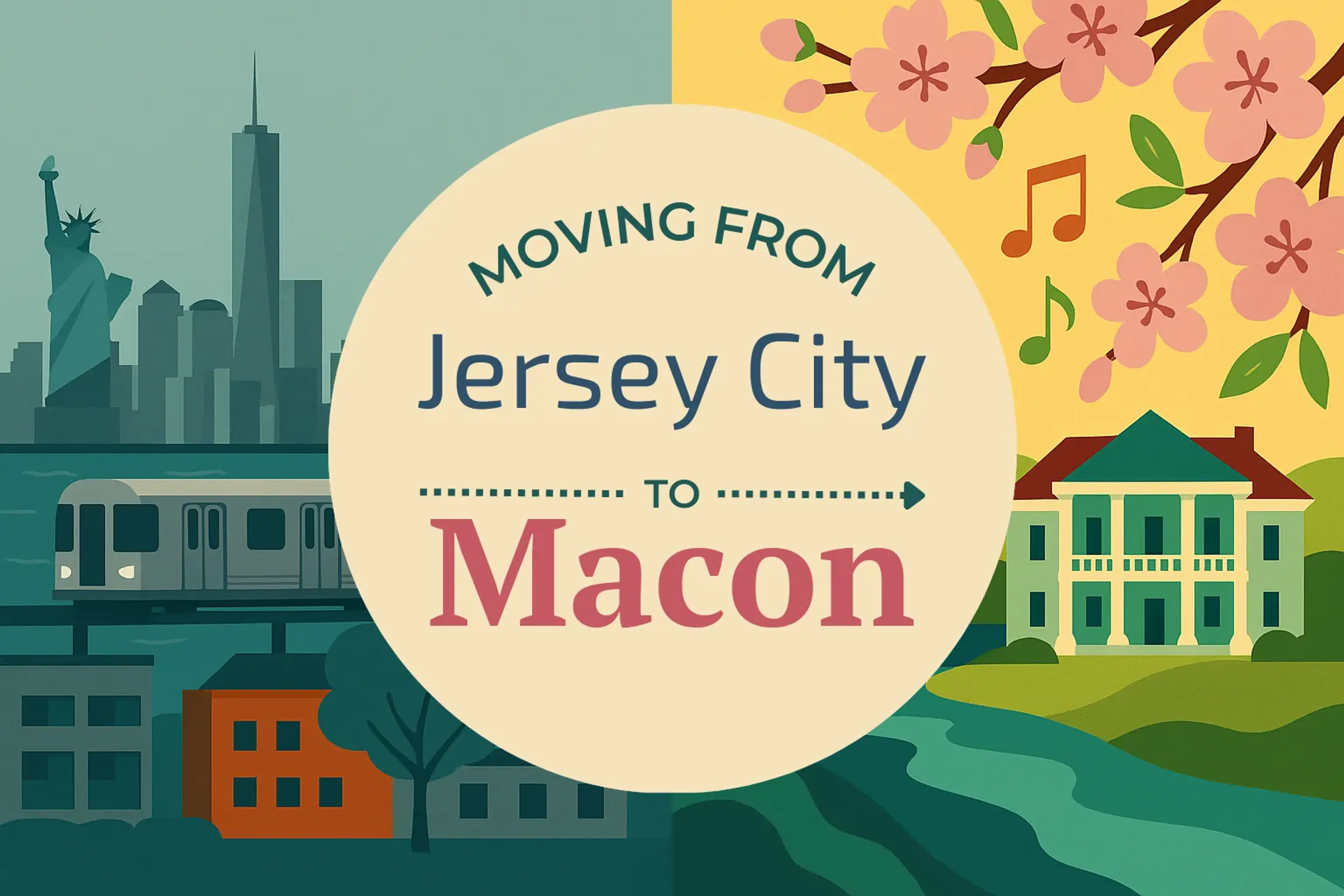 Side-by-side comparison of Jersey City to Macon moving companies