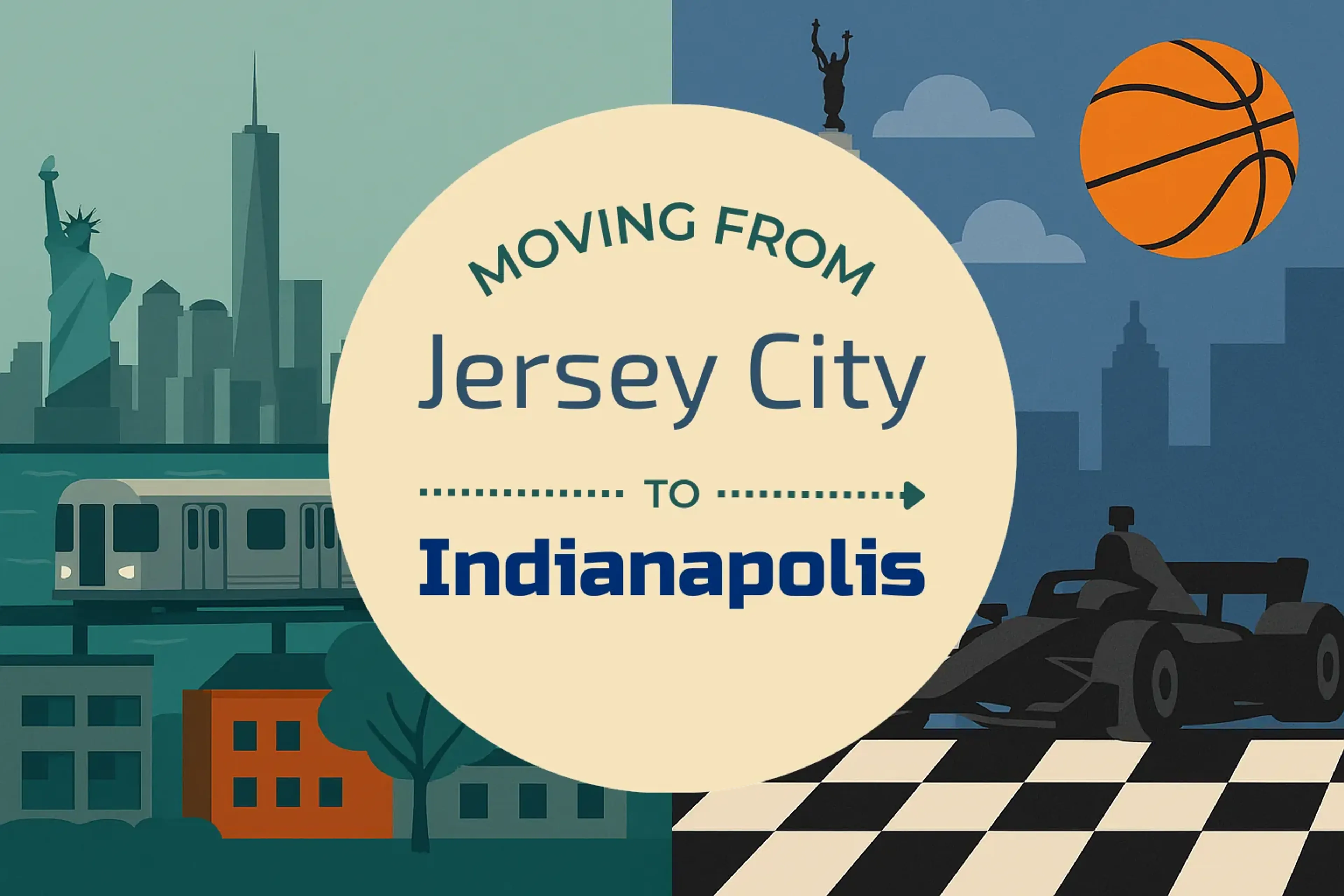 Side-by-side comparison of Jersey City to Indianapolis moving companies