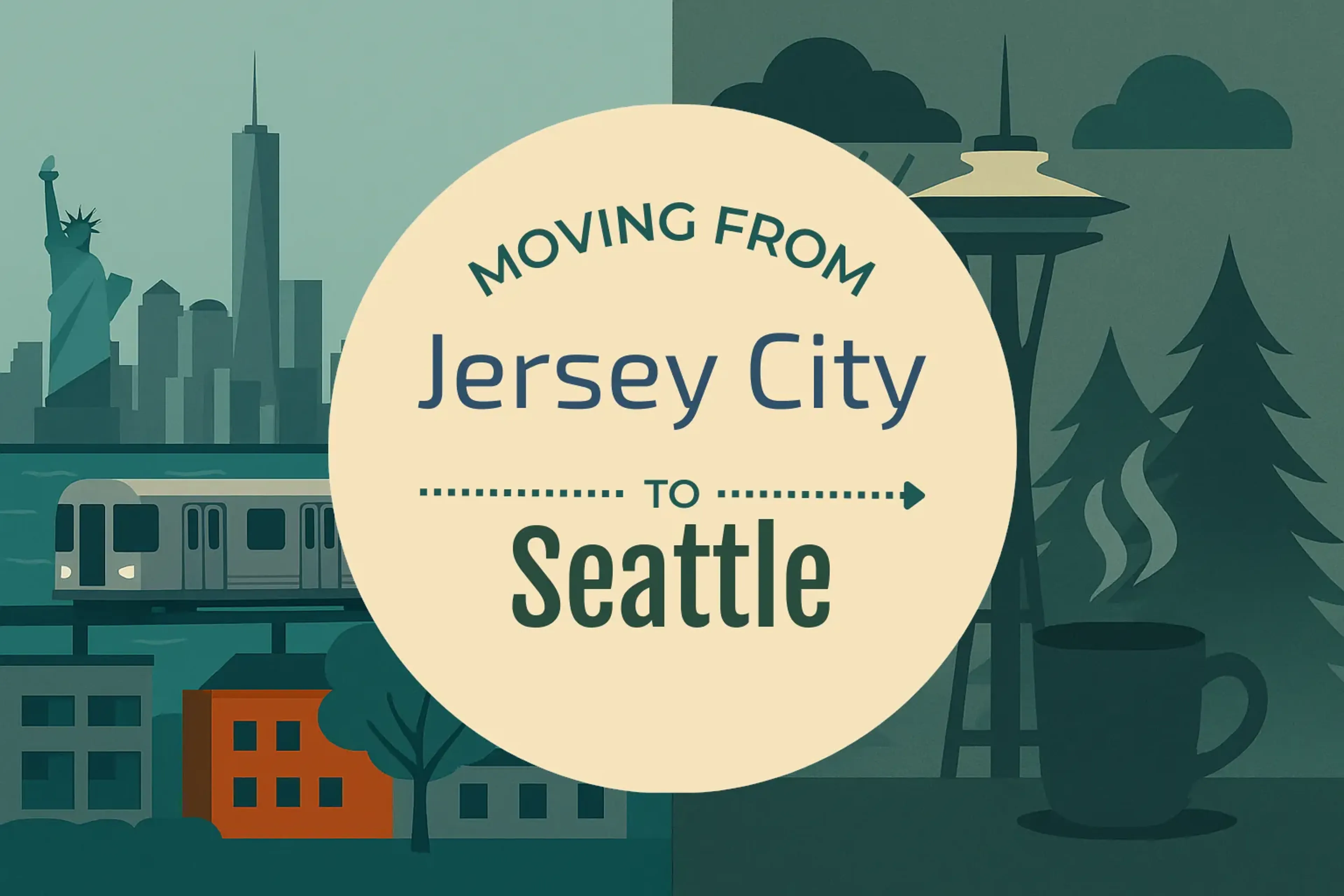 Side-by-side comparison of Jersey City to Seattle moving companies