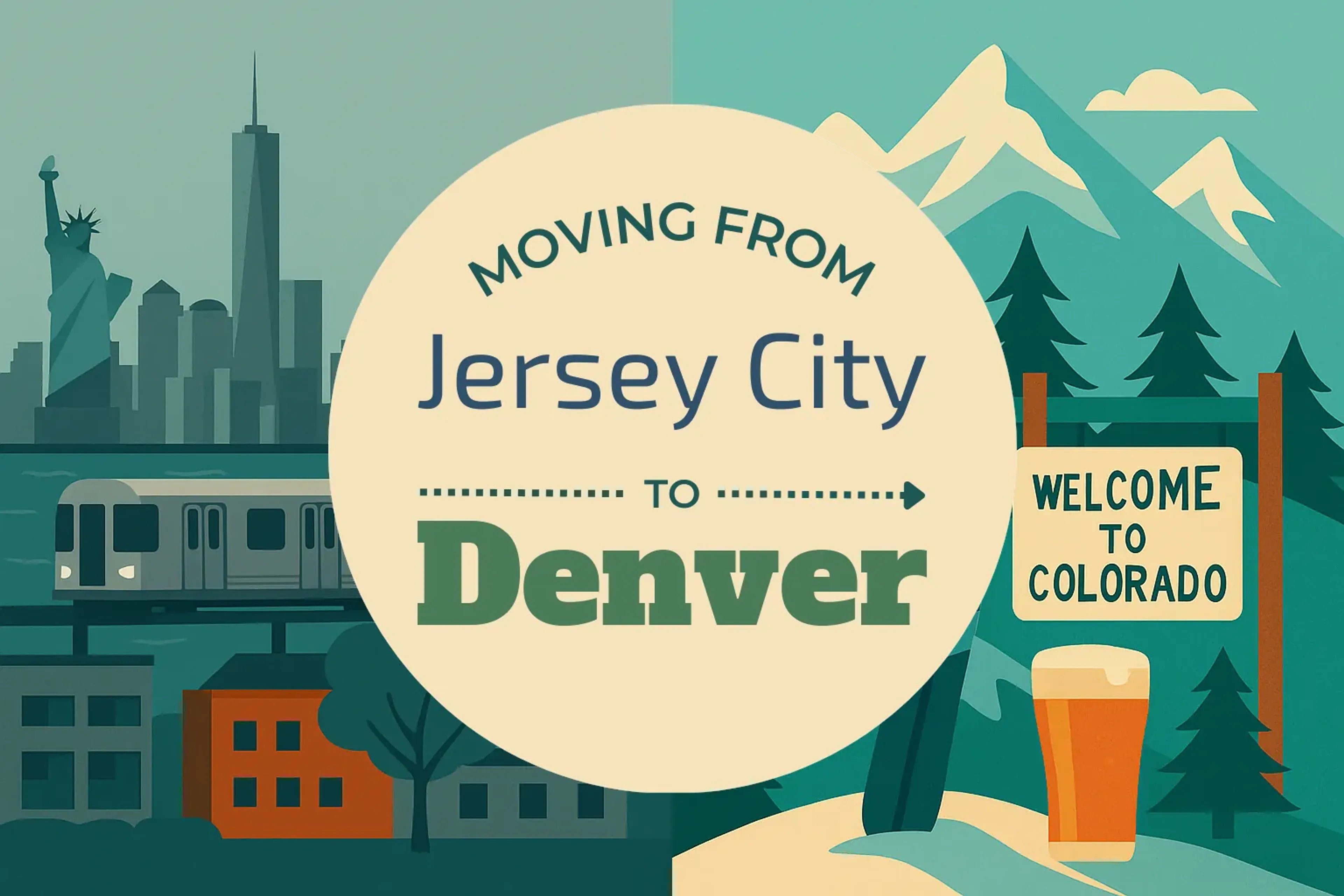 Side-by-side comparison of Jersey City to Denver moving companies