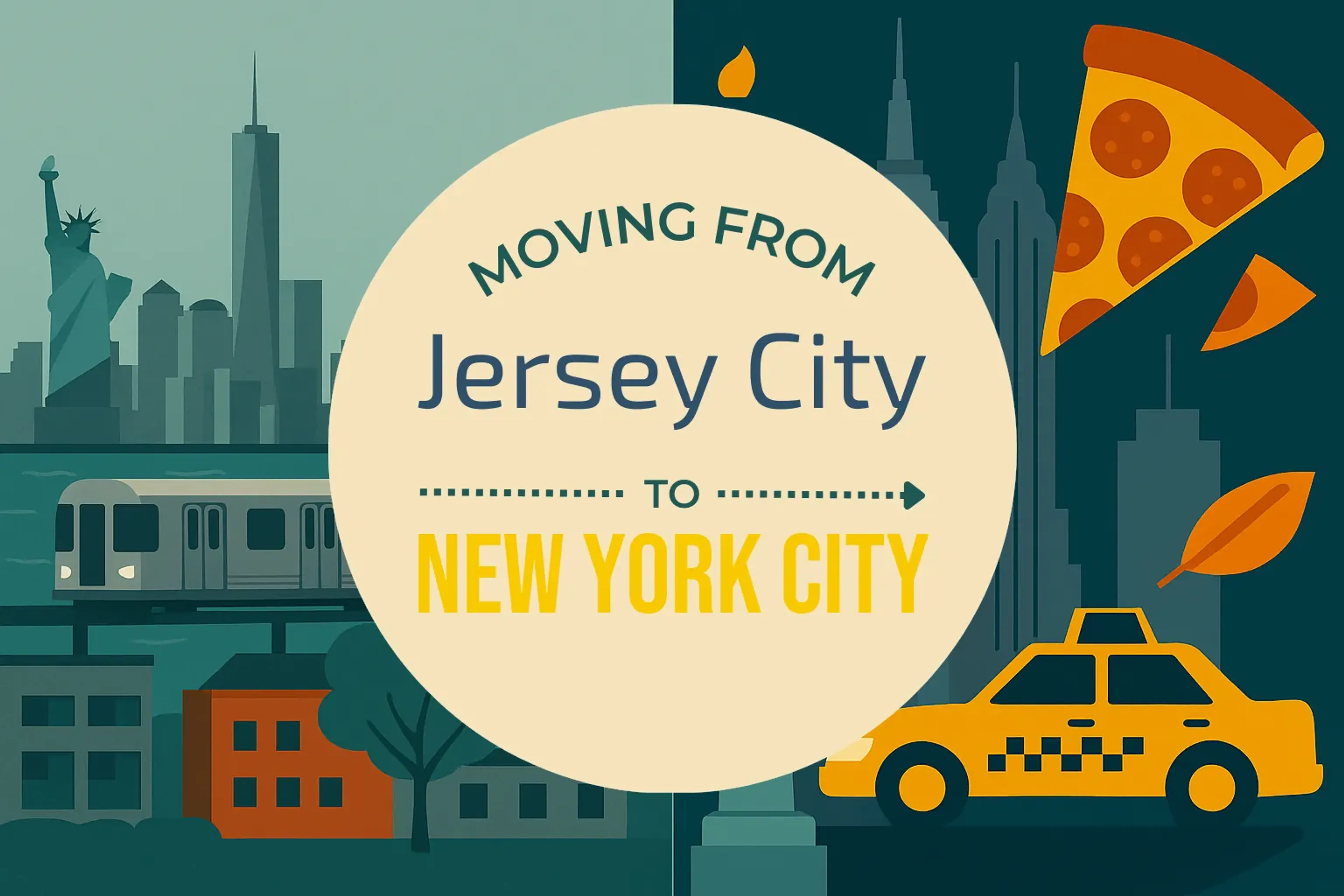 Side-by-side comparison of Jersey City to New York City moving companies