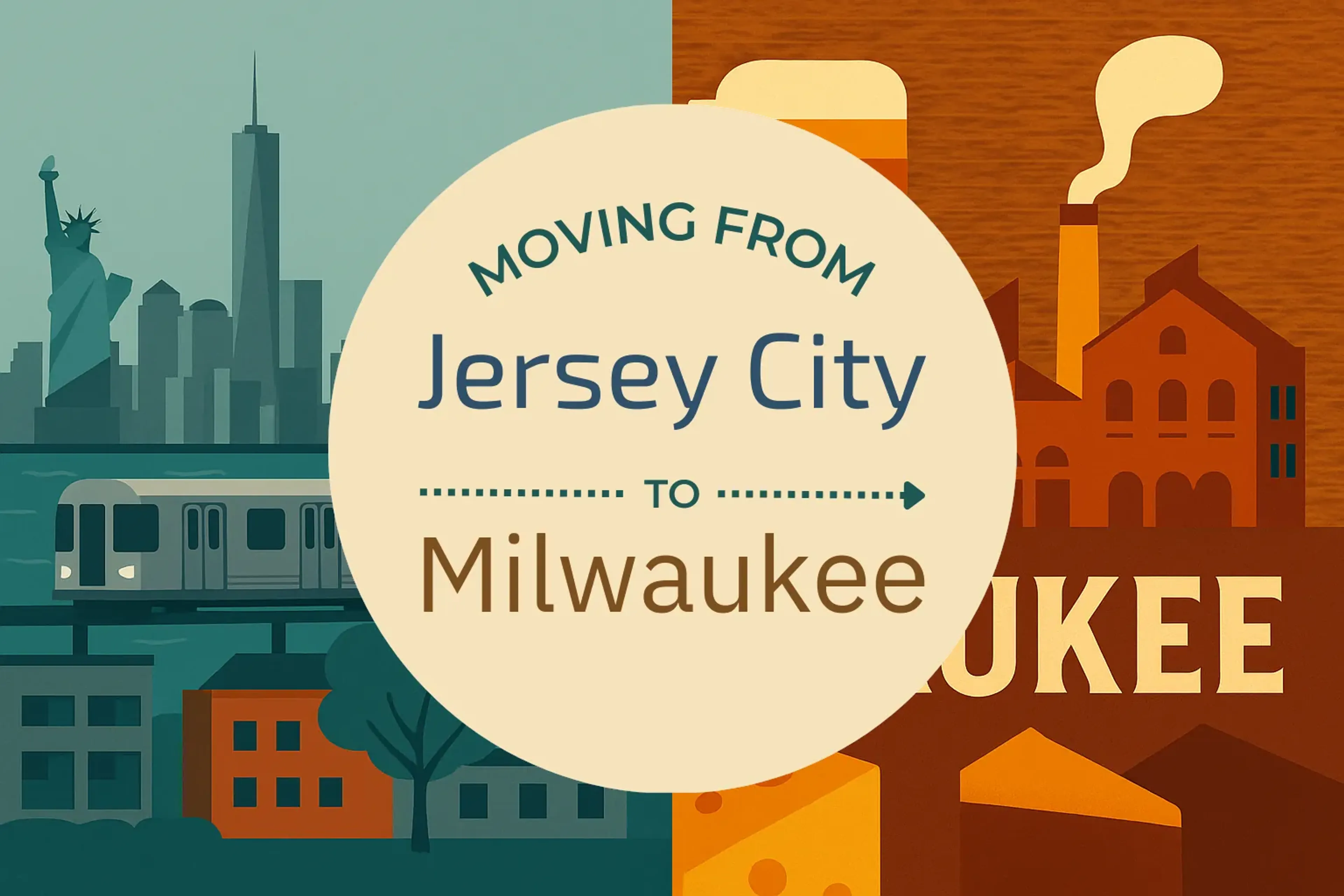 Side-by-side comparison of Jersey City to Milwaukee moving companies