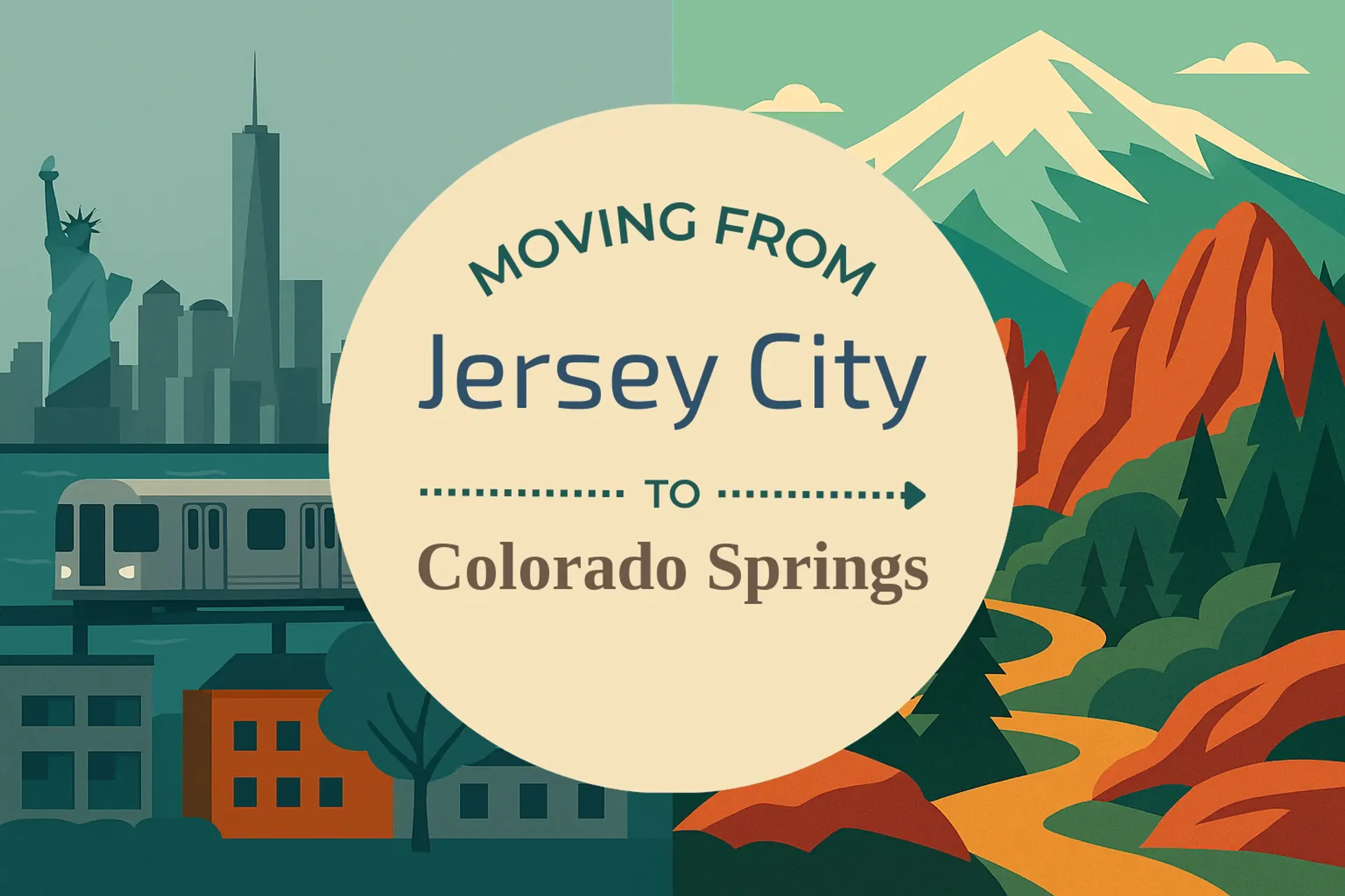 Side-by-side comparison of Jersey City to Colorado Springs moving companies