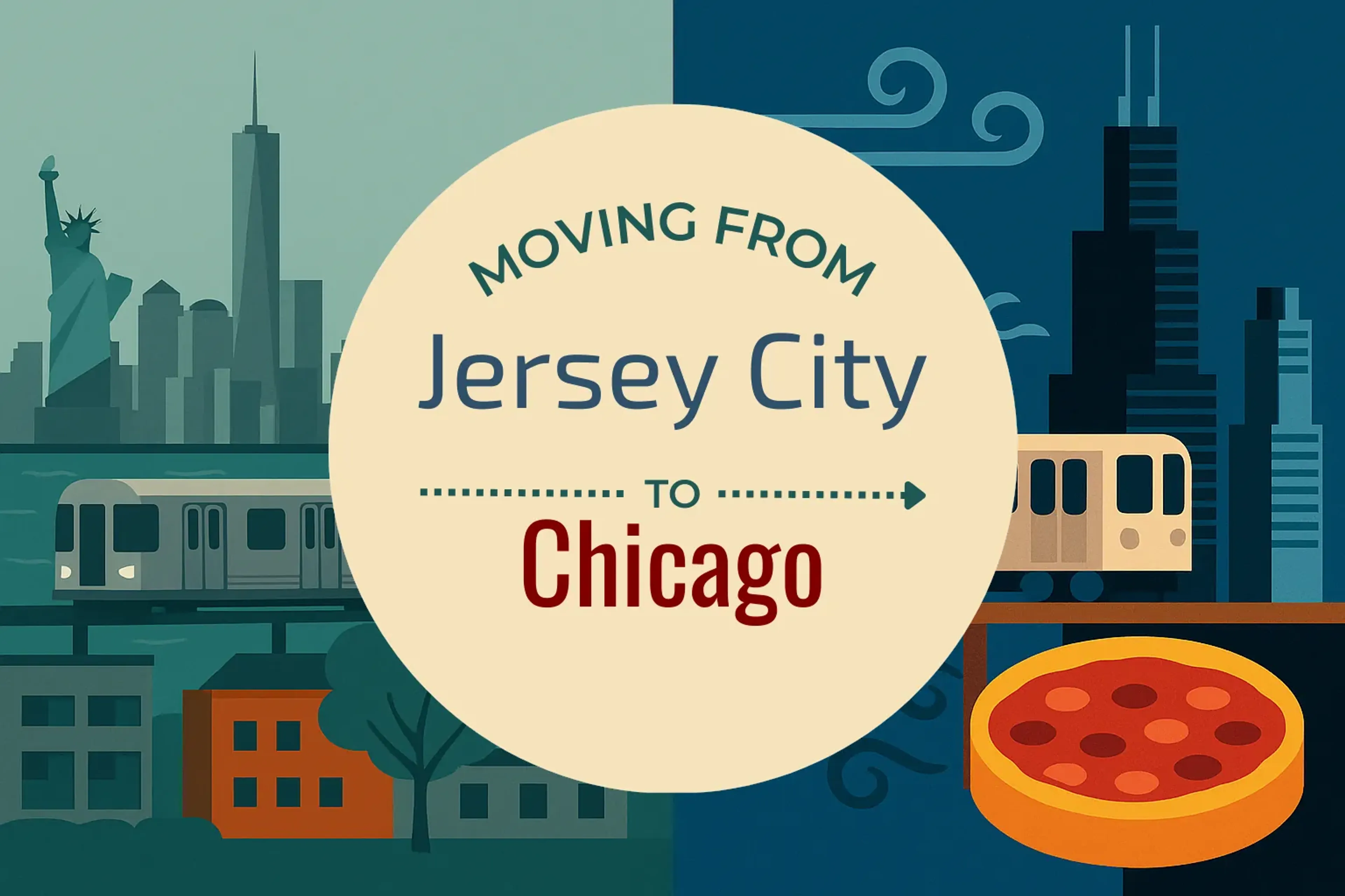 Side-by-side comparison of Jersey City to Chicago moving companies