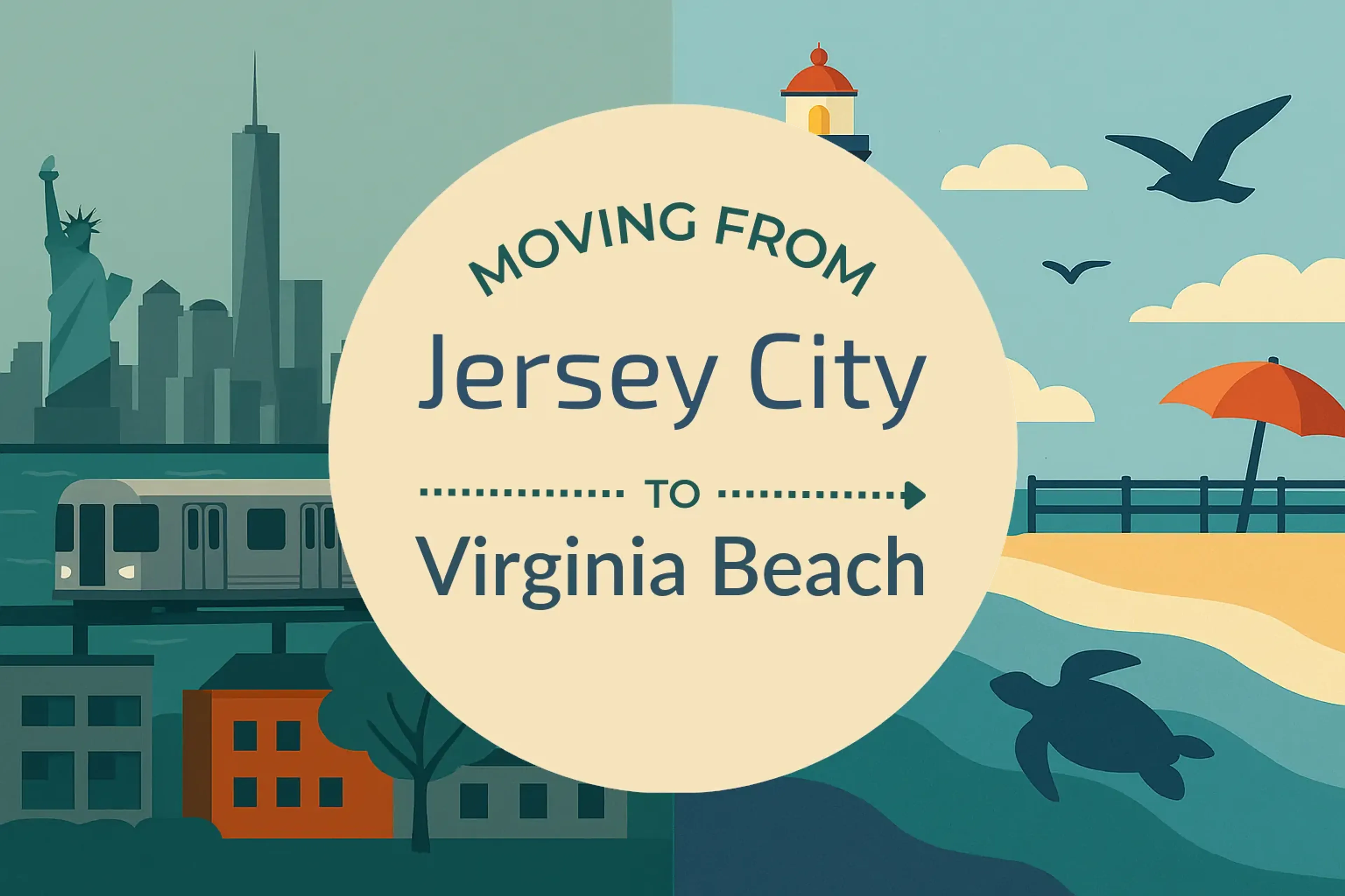 Side-by-side comparison of Jersey City to Virginia Beach moving companies